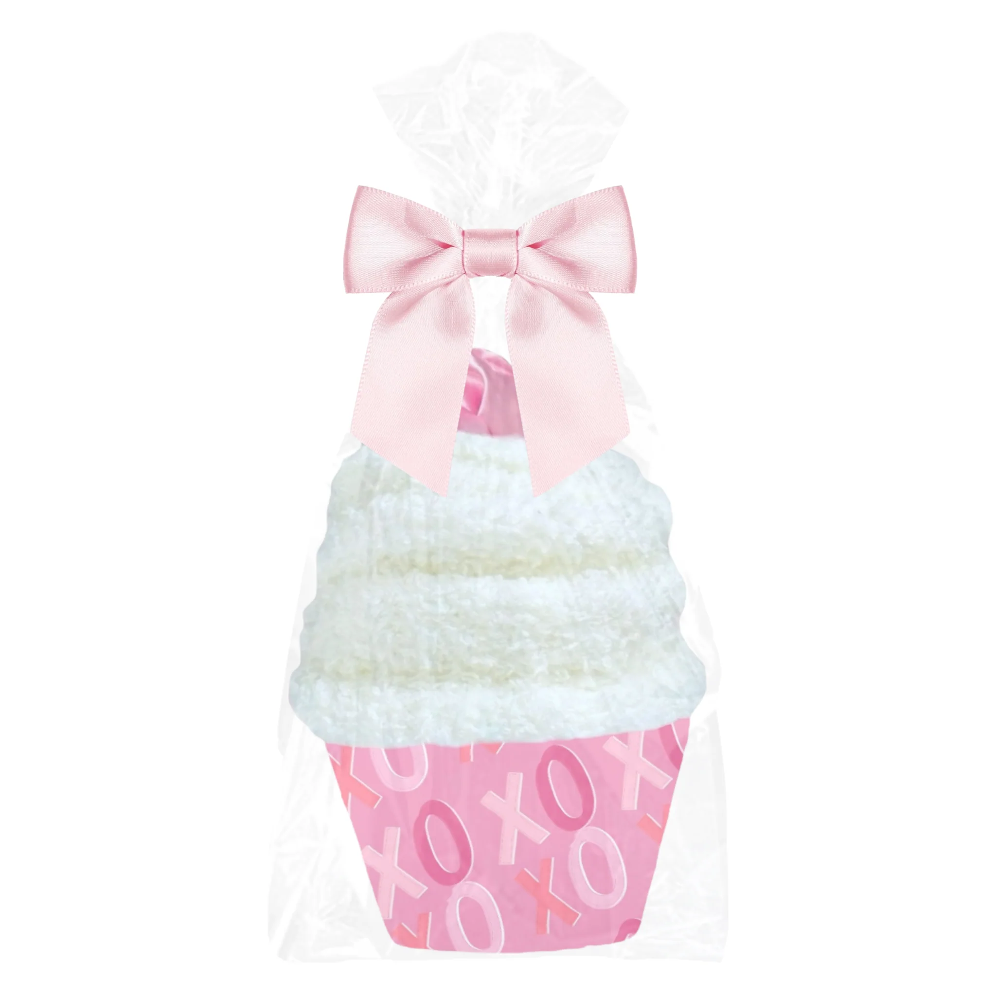 Dabble Doll - Xoxo Cupcake Socks with Scrunchie, Valentine Gift Women - Image 2