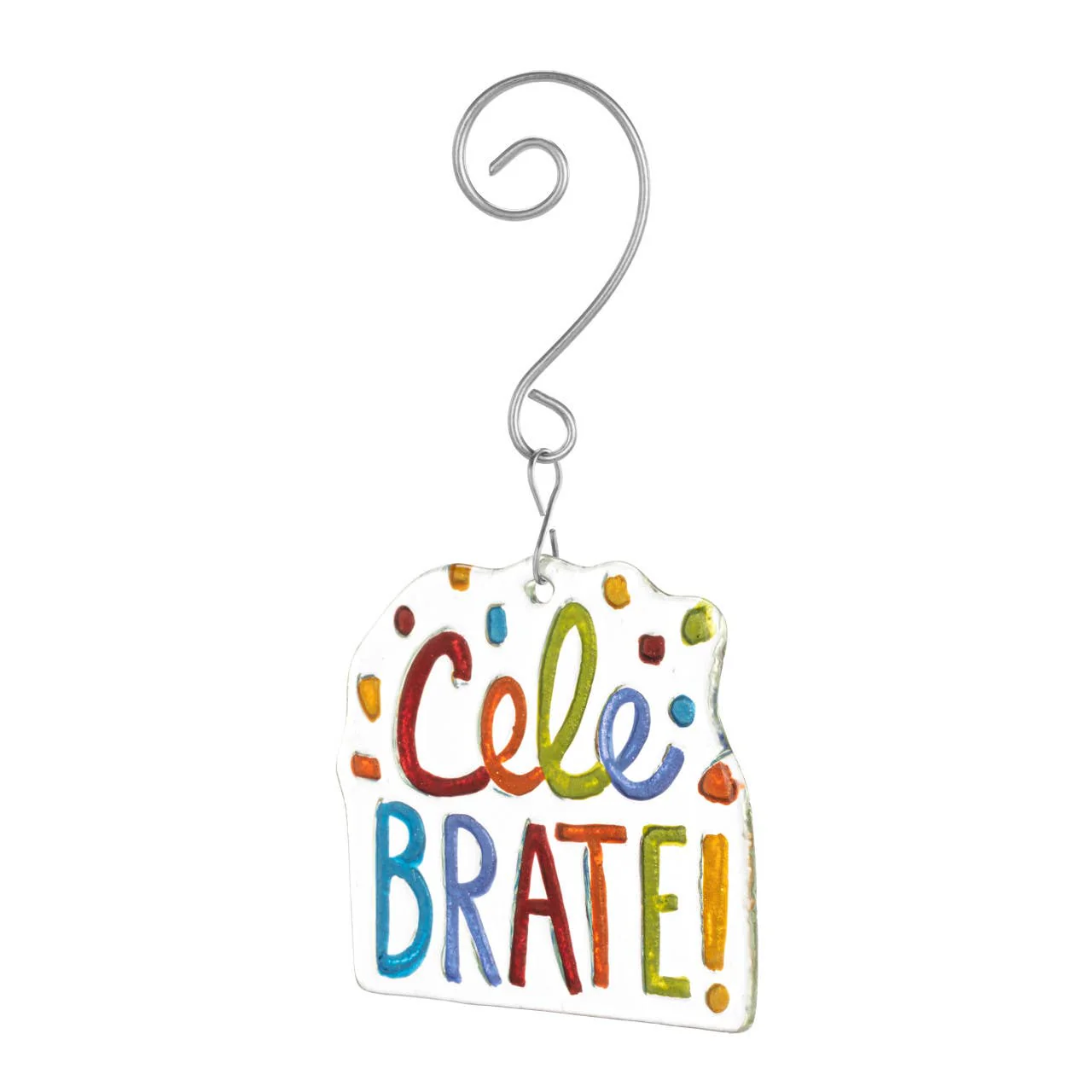 Celebrate Glass Ornament - Image 2