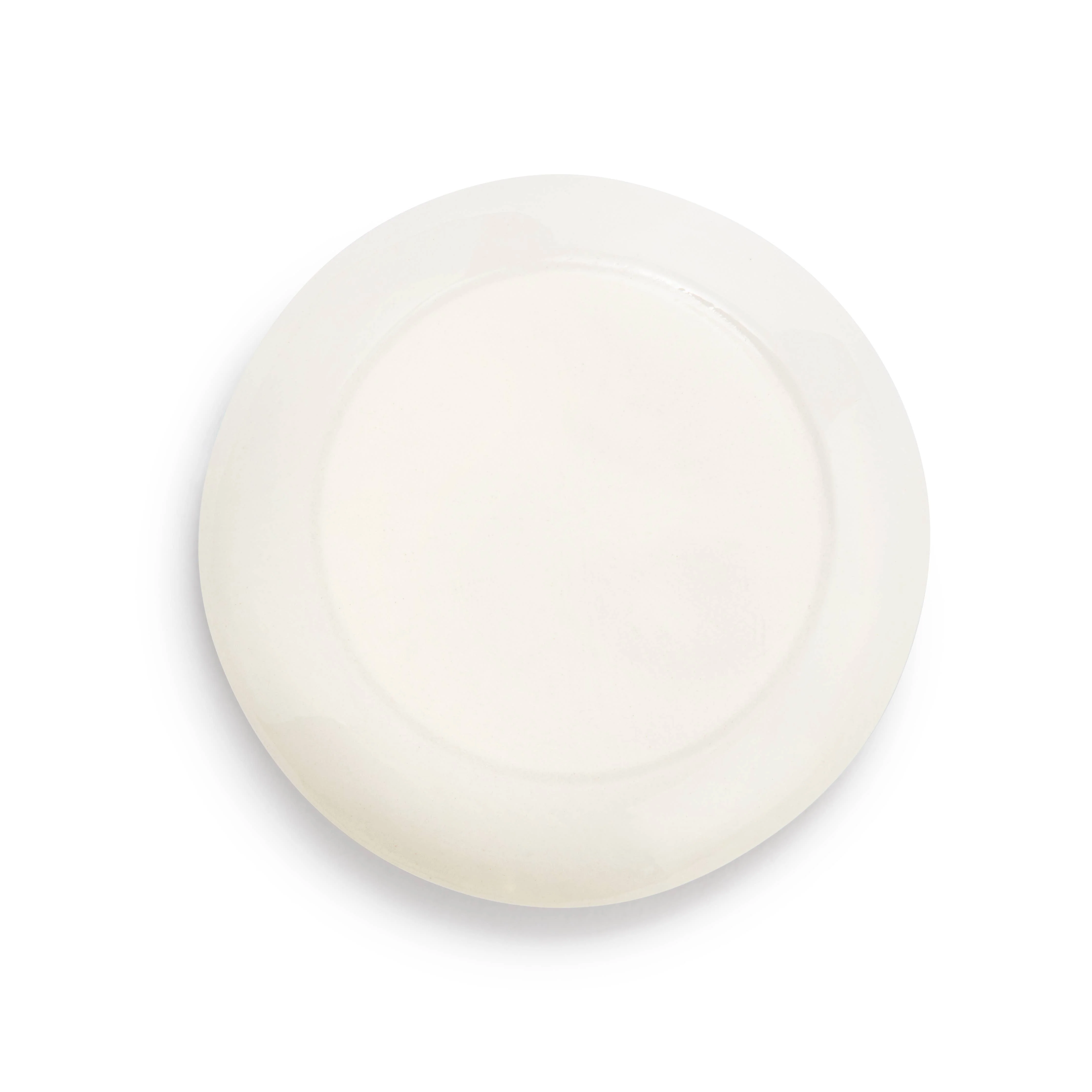 Cream Botanical Ceramic Incense Holder - 4.5in - Image 3