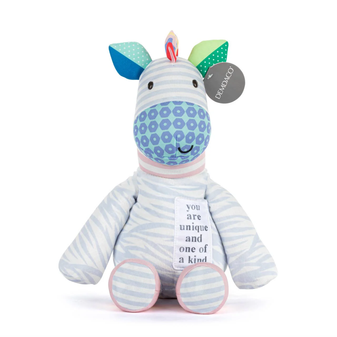 Noah's Ark Plush Zebra - 8x14in - Image 3