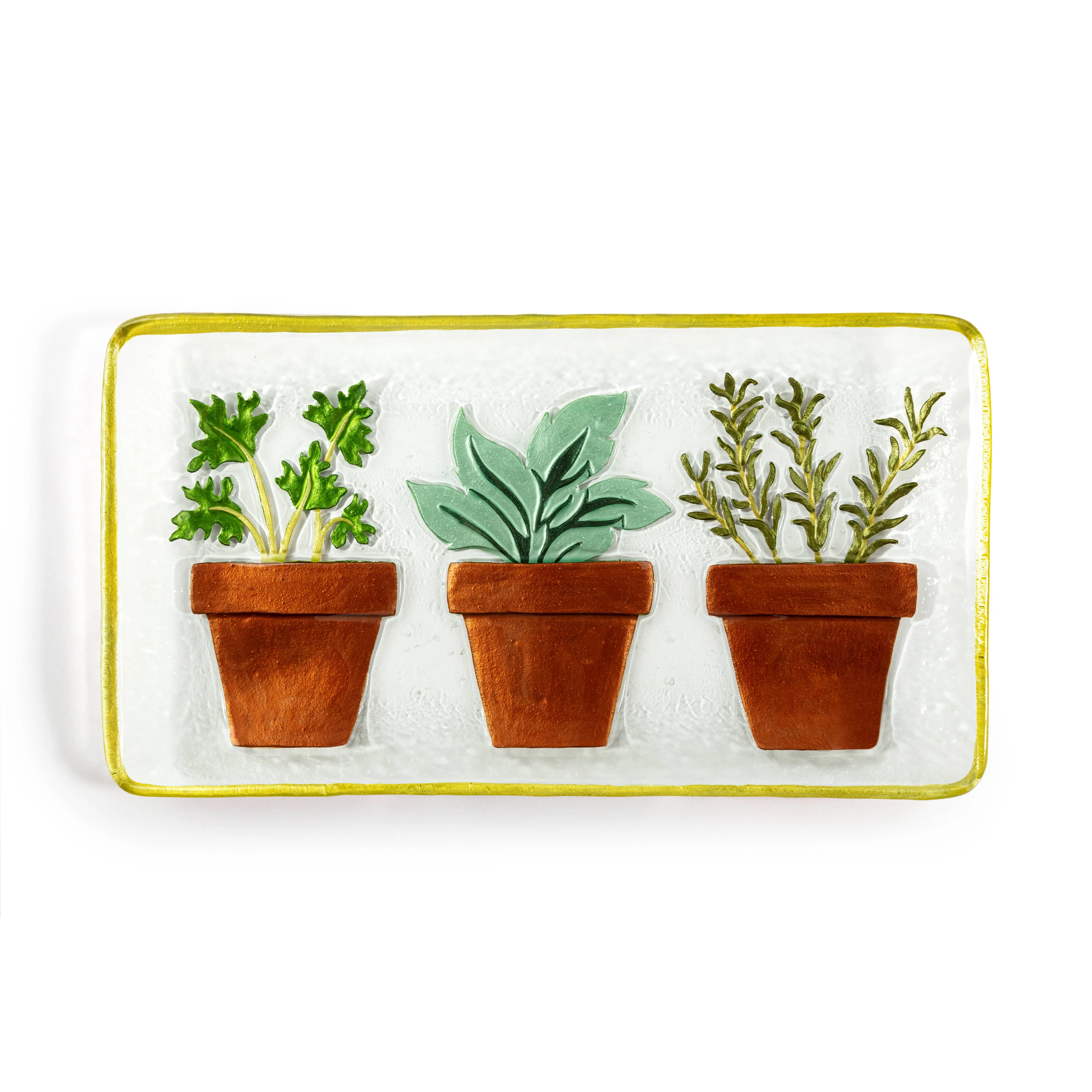 Succulents Rectangle Platter
