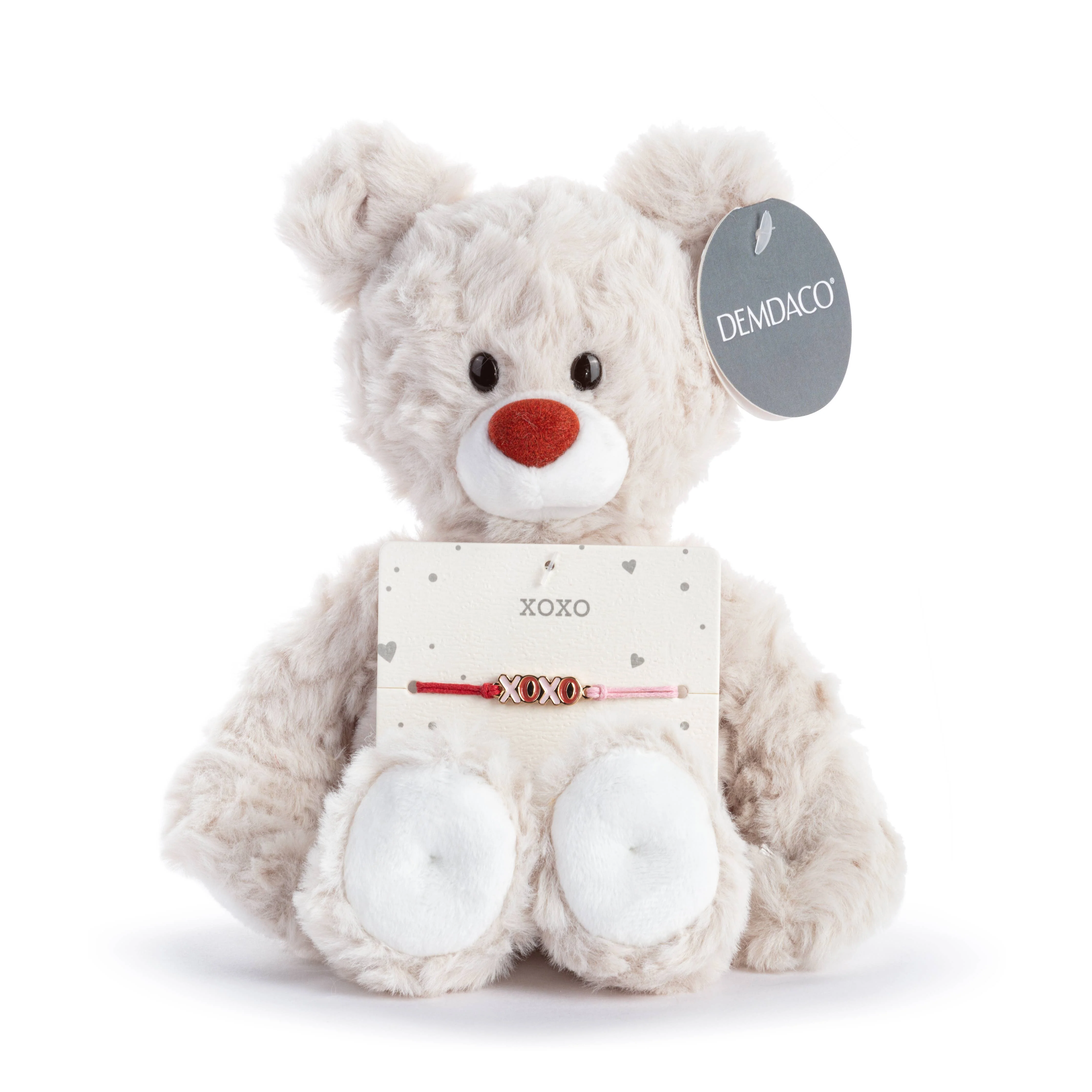 XOXO Cream Bear - 8in - Image 4