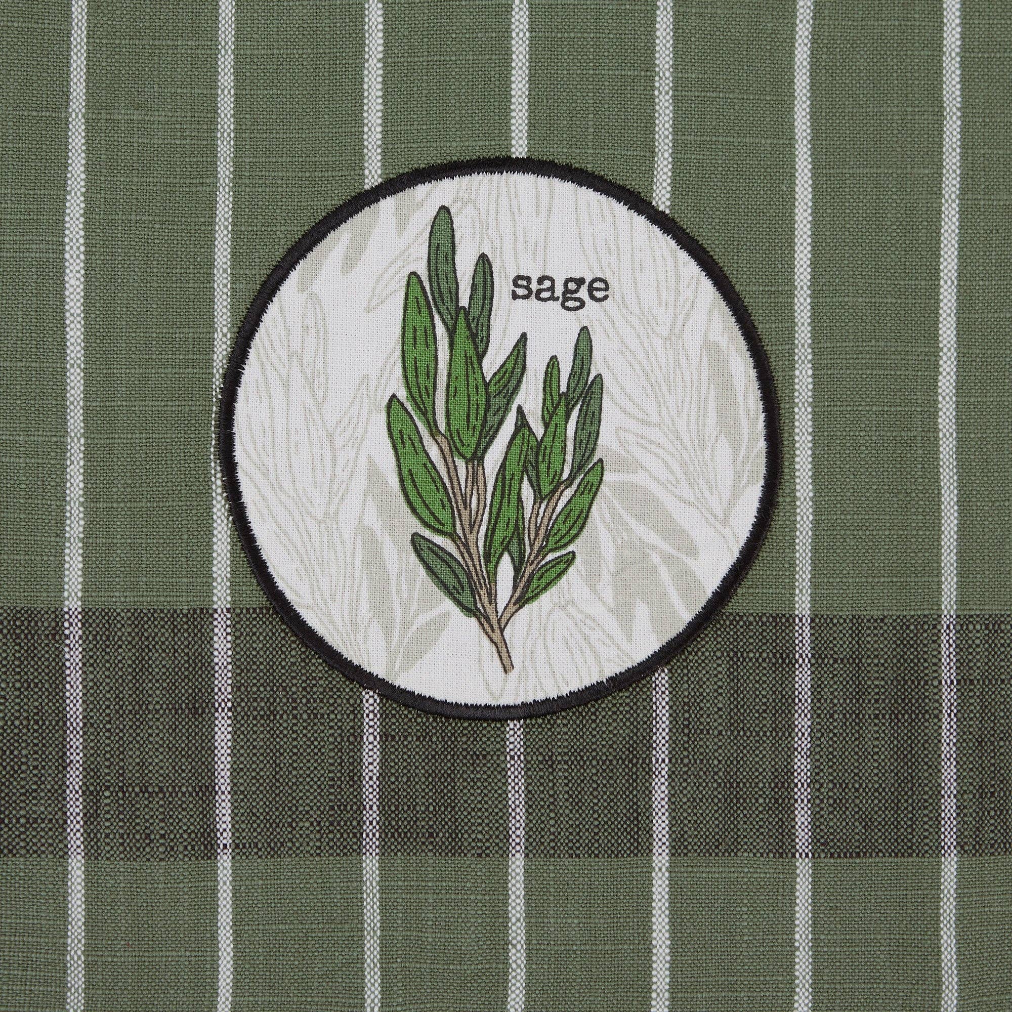 Herb Garden Embellished Dishtowel - Image 2