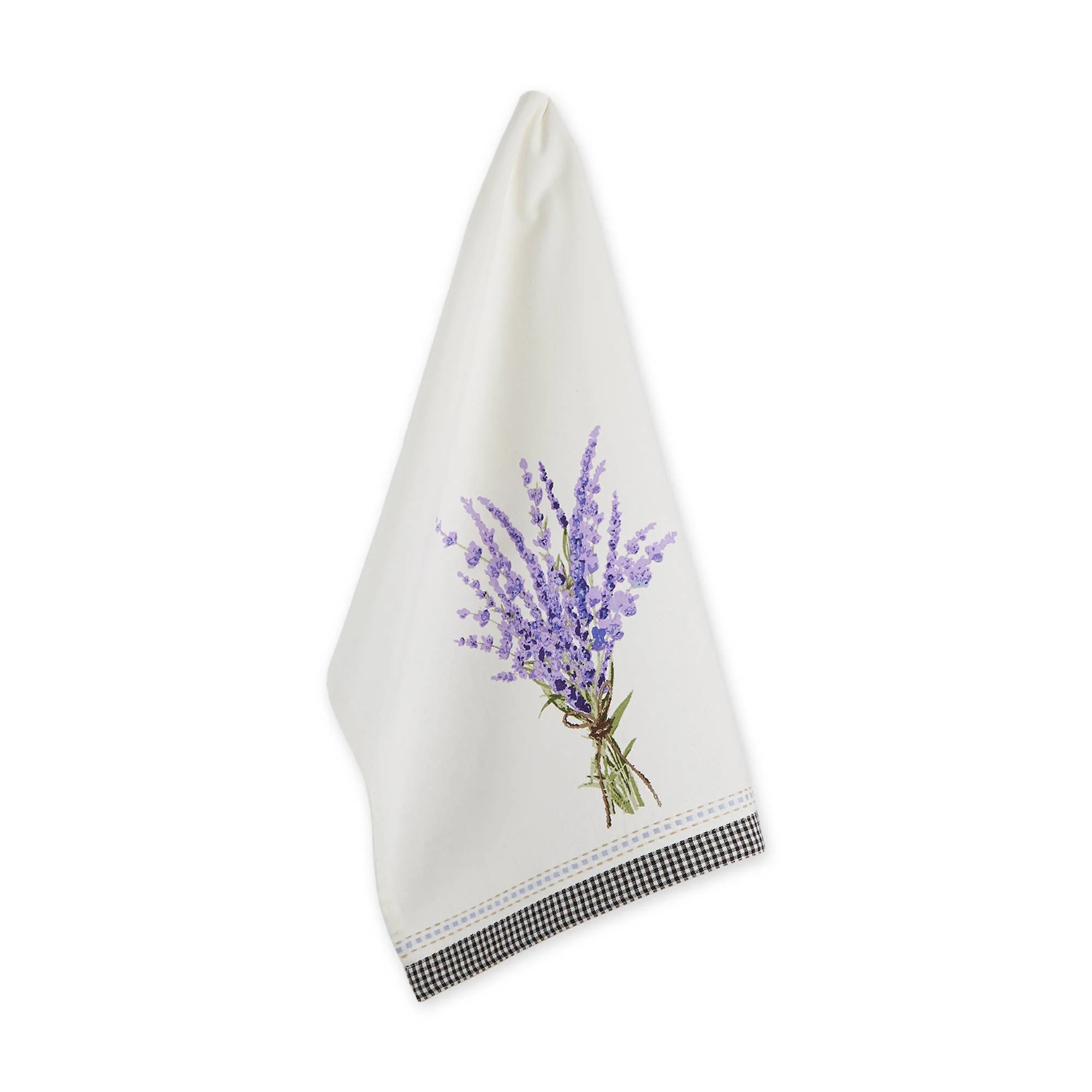 Lavender Bouquet Embellished Dishtowel - Image 2