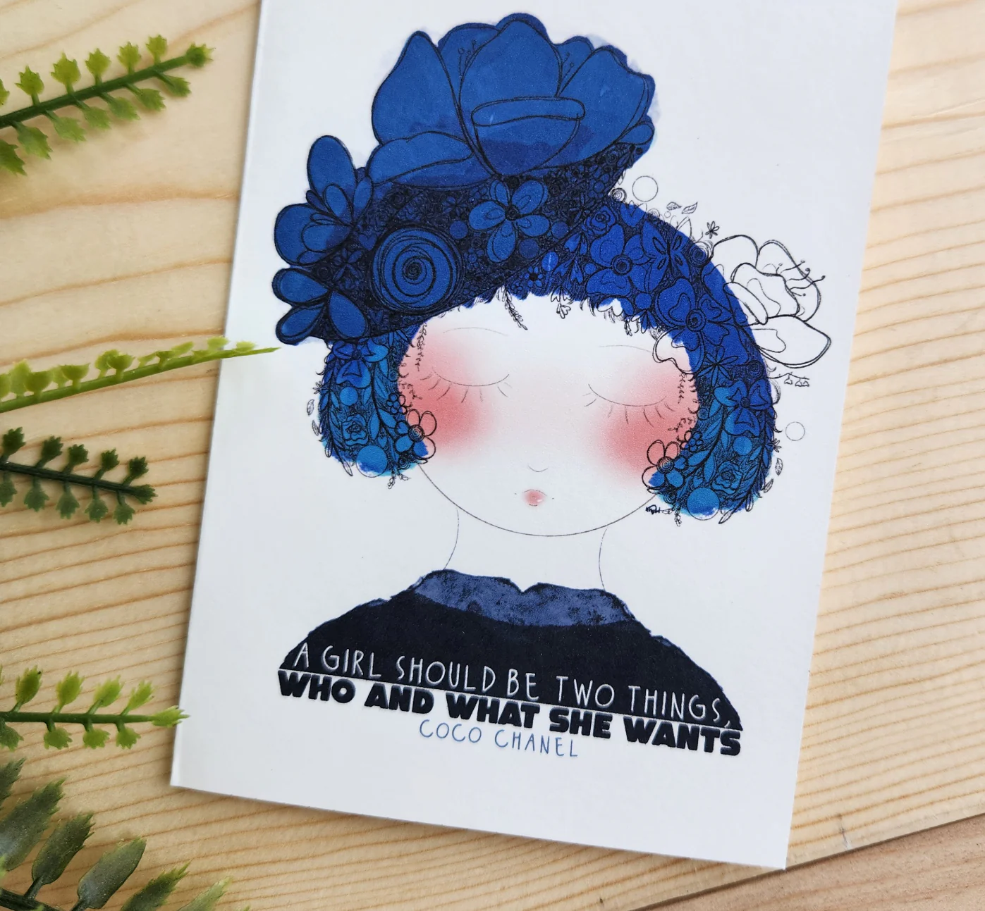 Garden Girls- packaged notecard set of 4 - Image 4