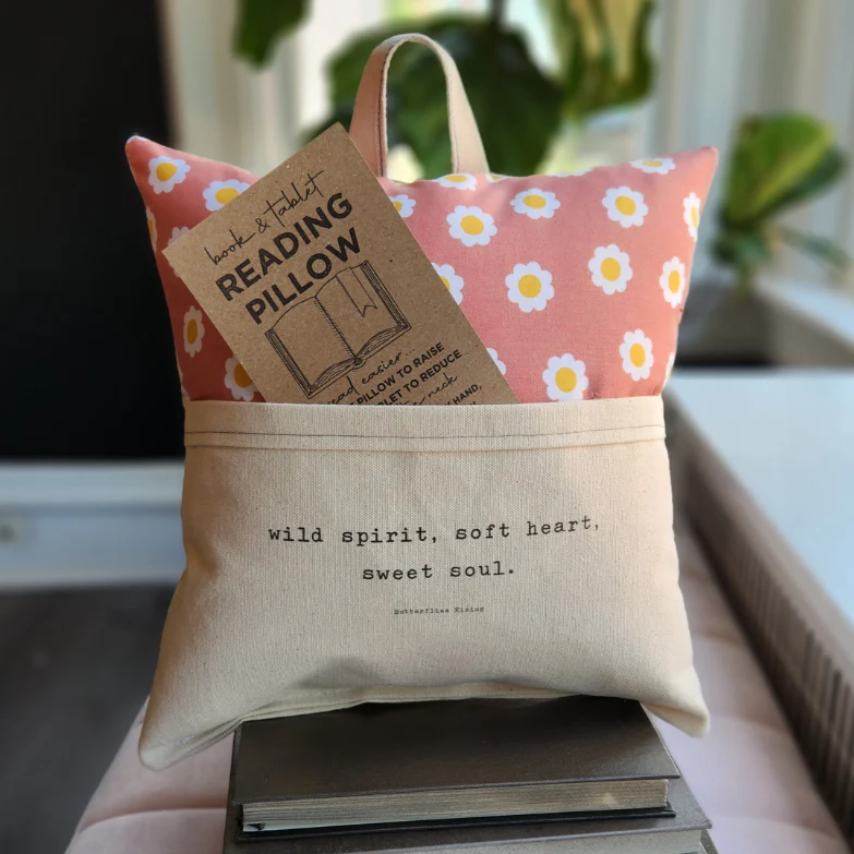 Reading Pillow- Sweet Soul, blossom