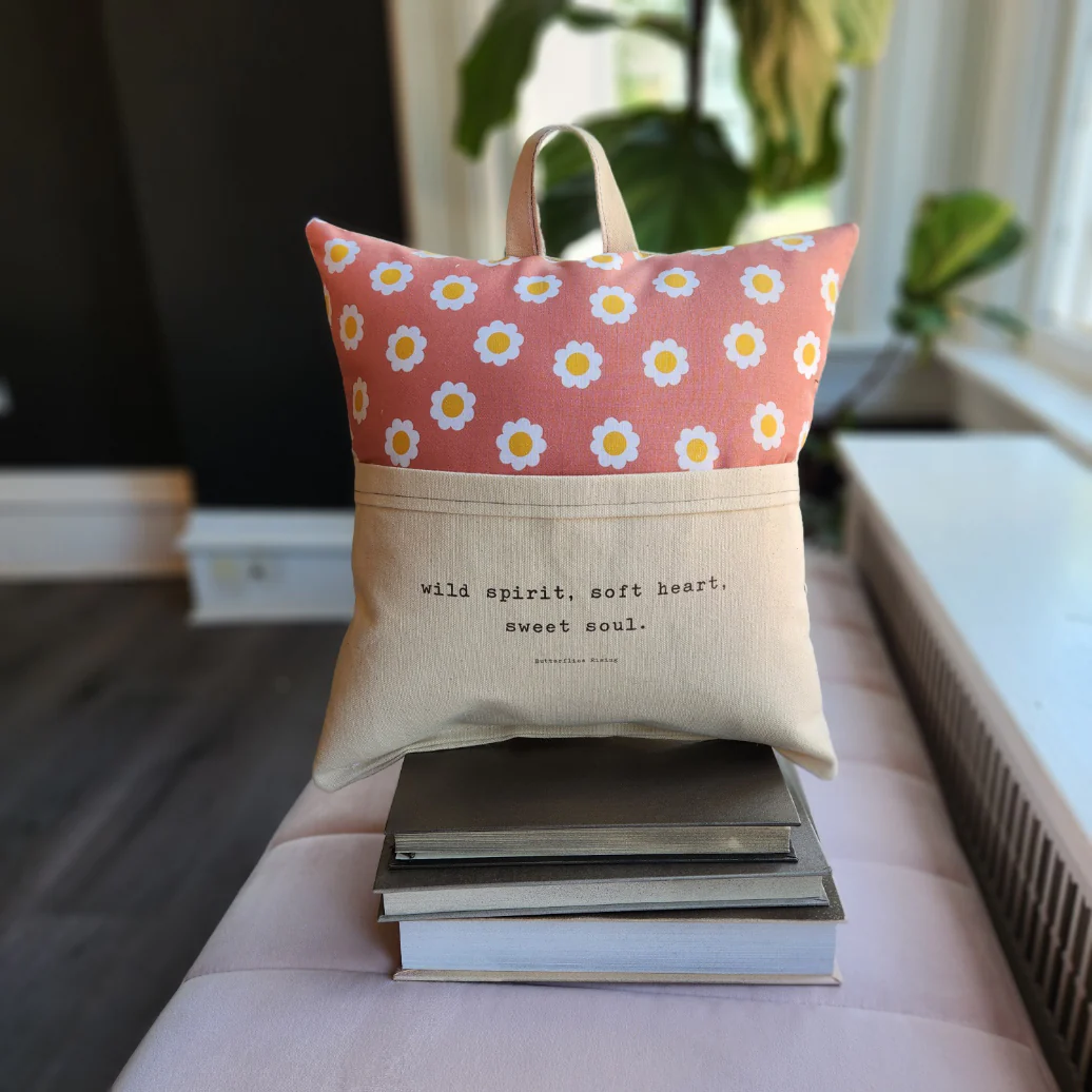 Reading Pillow- Sweet Soul, blossom - Image 2