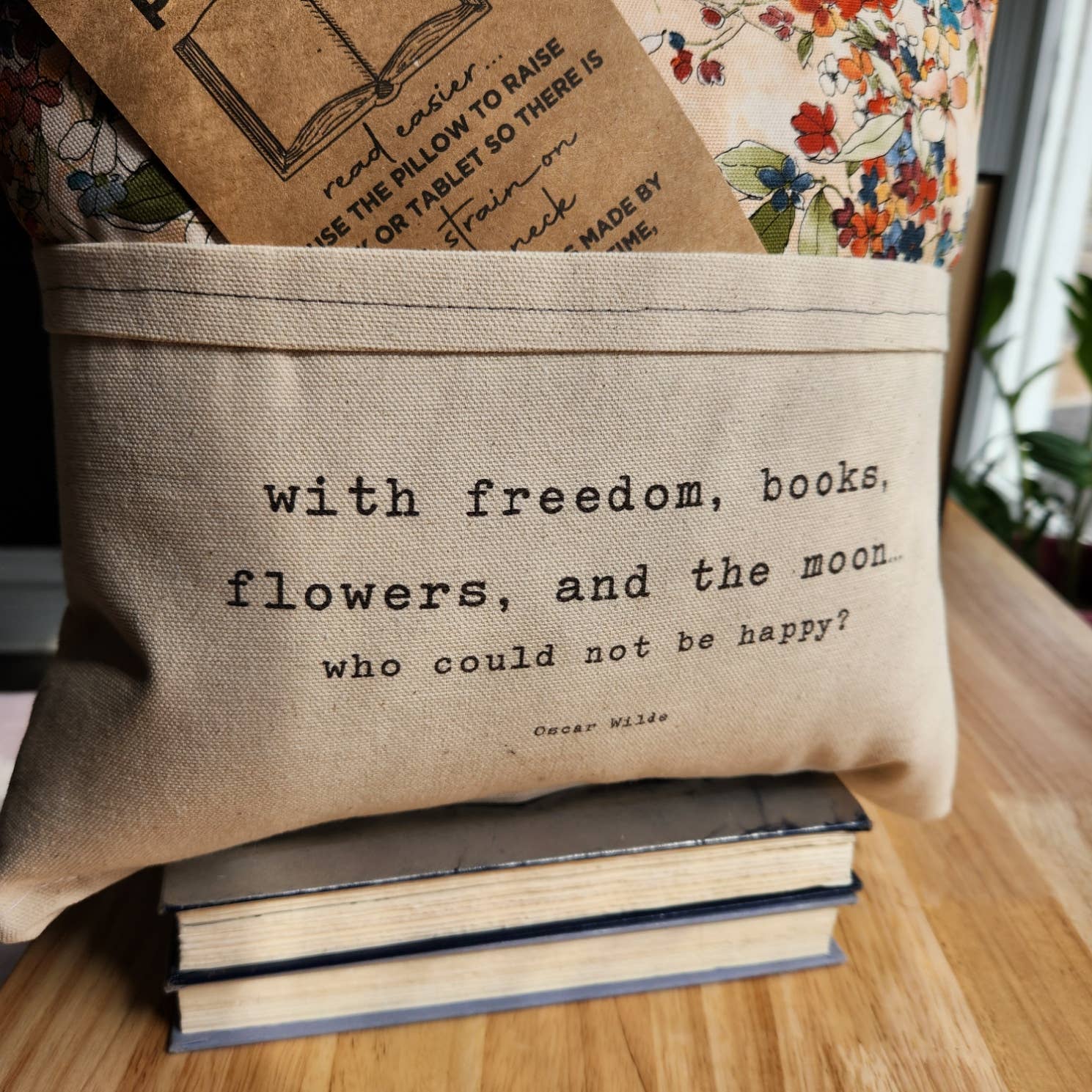 Reading Pillow- Wilde, Floral - Image 2