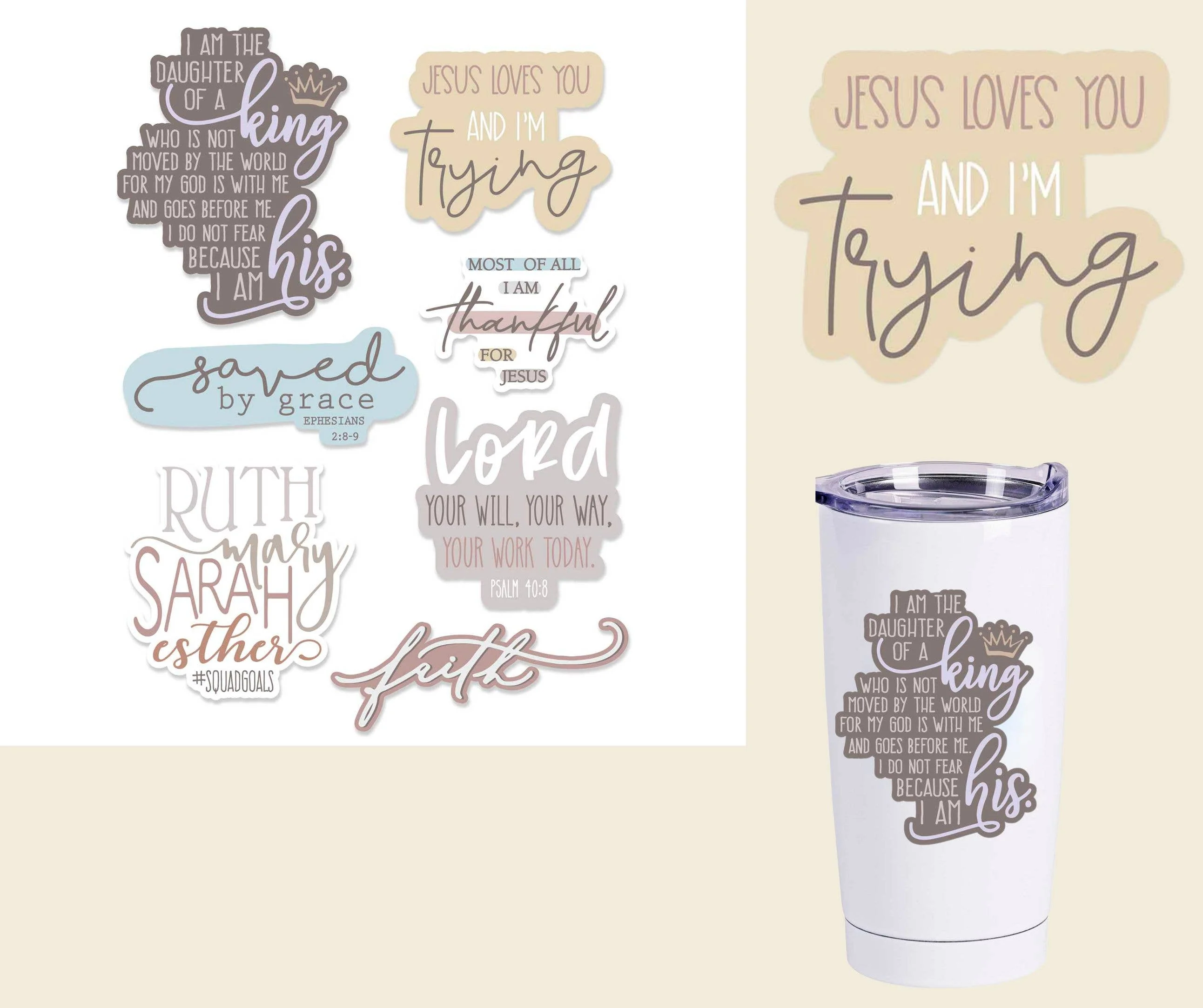 Sticker Christian Base Collection - Image 3