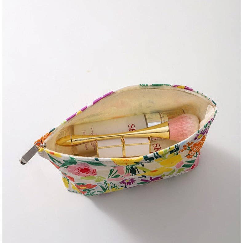 Colorful Floral Print Simple Cosmetic Bag DPB1012 - Image 7