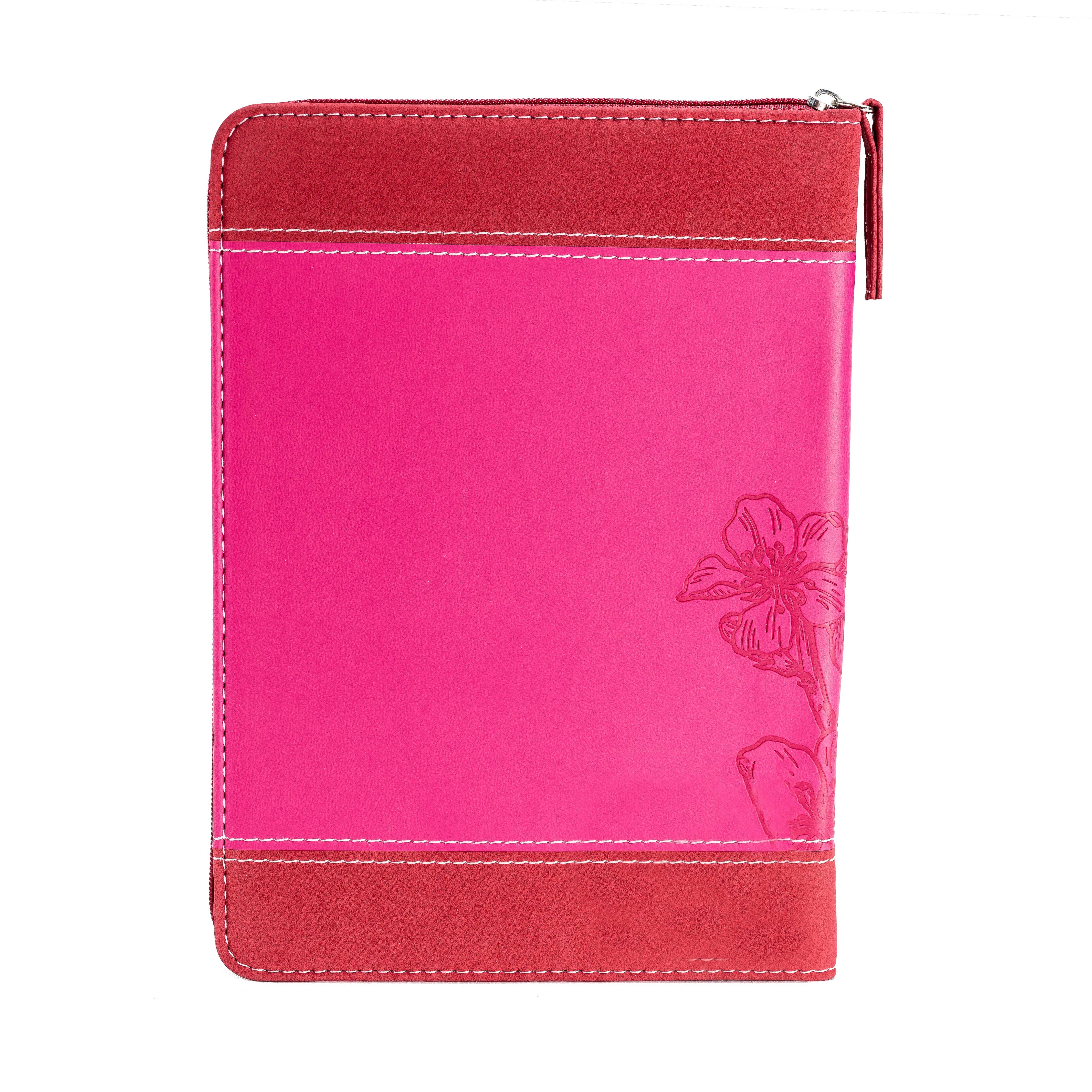 Divinity Boutique - Bible Journal - Pink floral, Colossians 2:2 - Image 3
