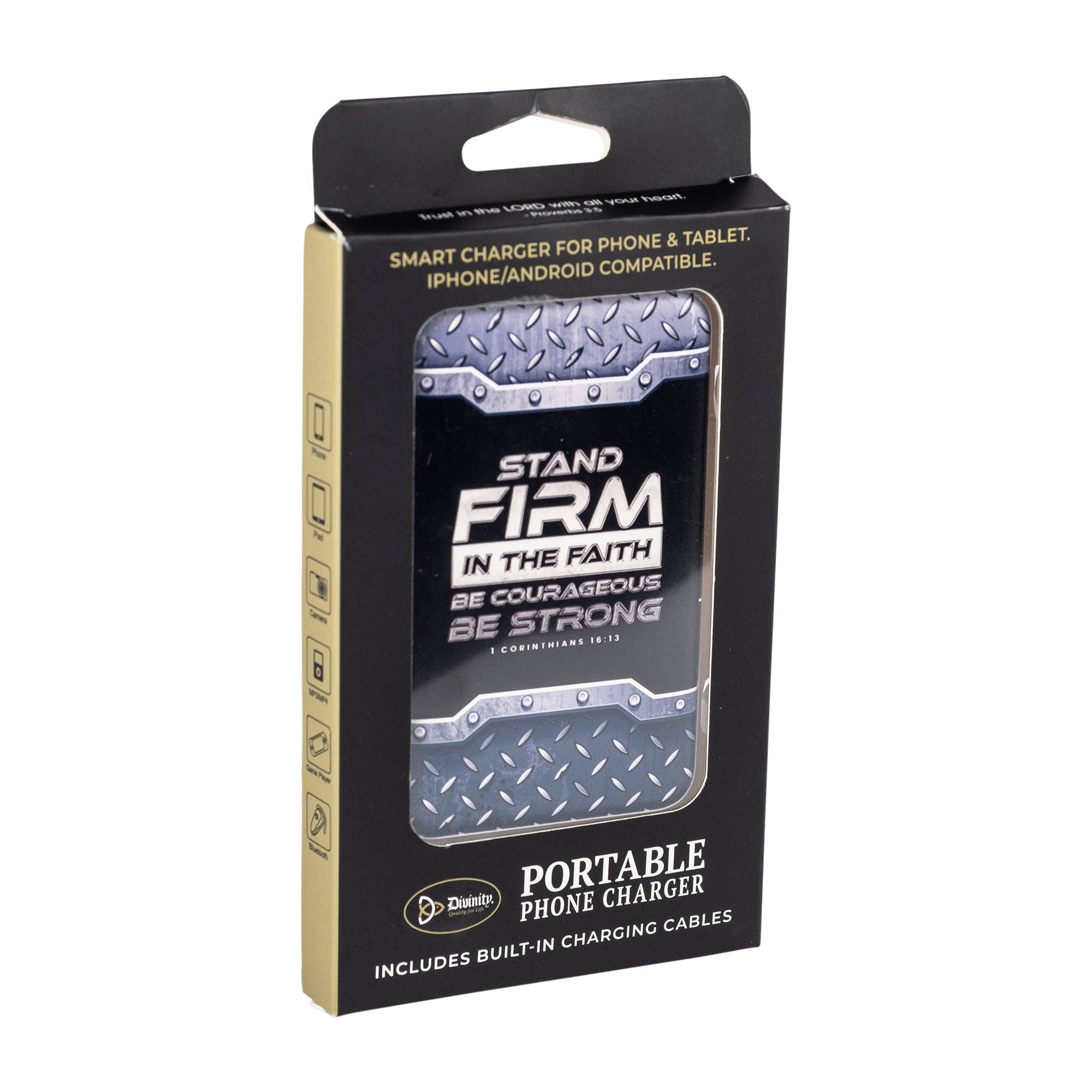 Divinity Boutique - Black Stand Firm Portable Power Bank - Image 6