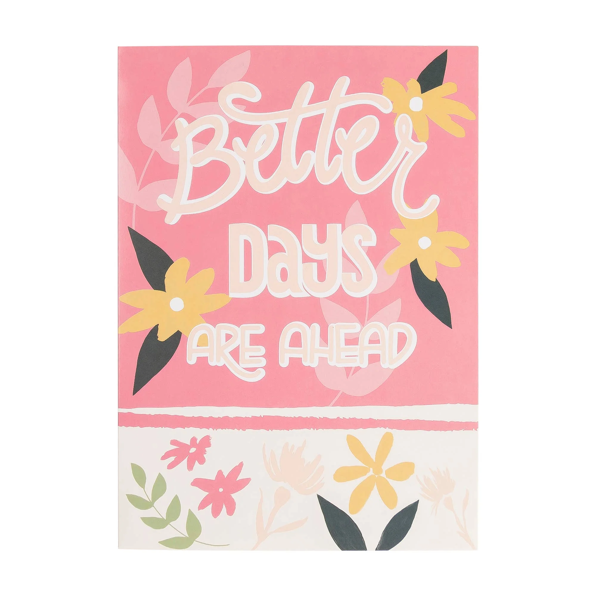 Divinity Boutique - Boxed Cards: 12CT Get Well - Yellow & Peach Floral - Image 4