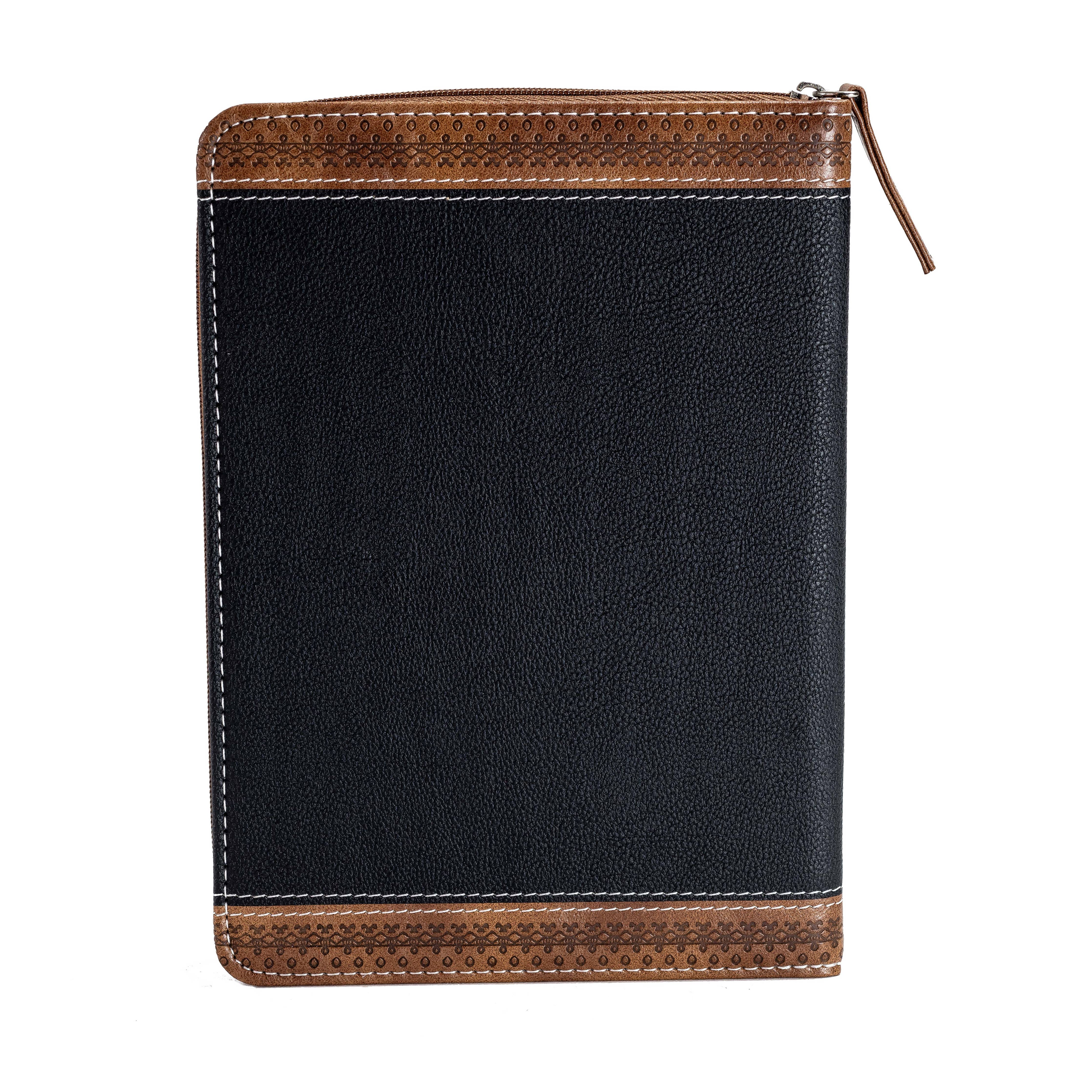 Divinity Boutique - Brown & Black Zippered Journal: Trust - Image 3
