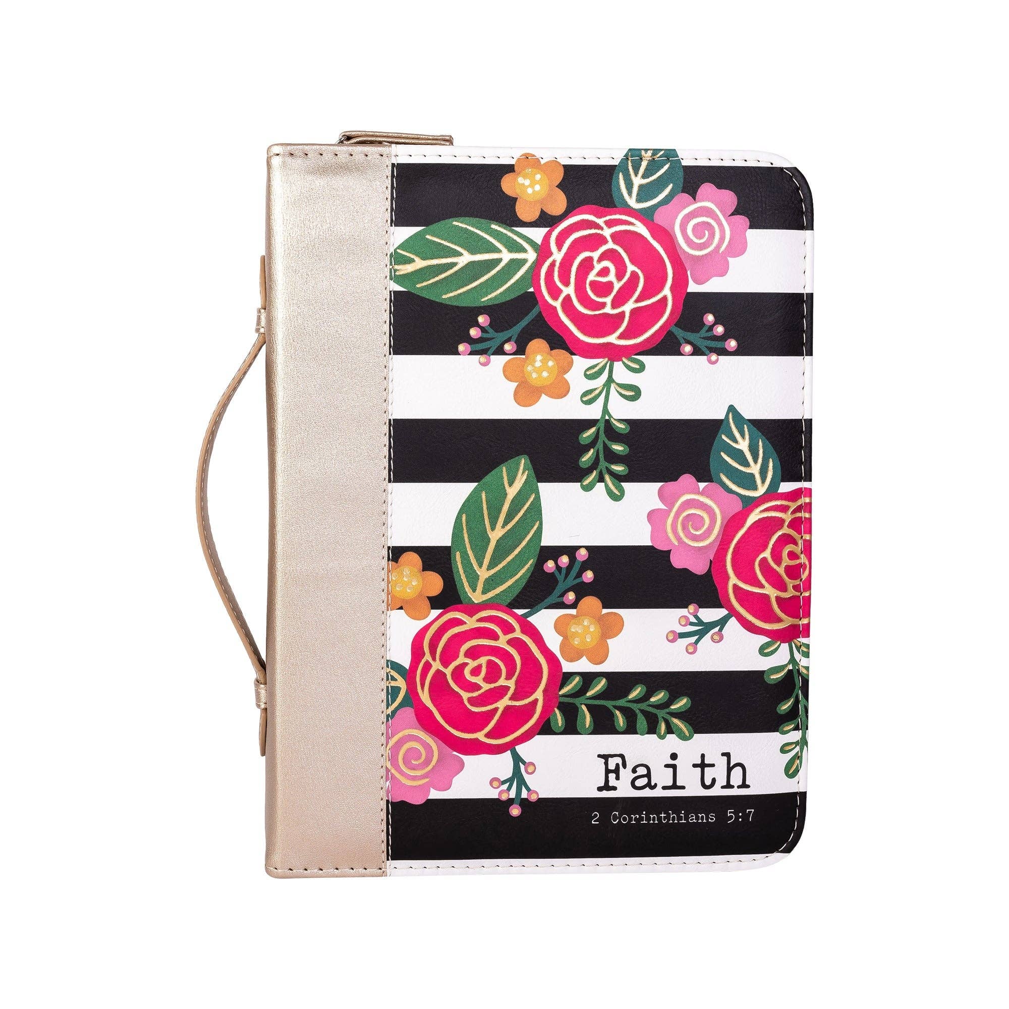 Divine Details: Bible Cover - Black & White Floral - Image 2