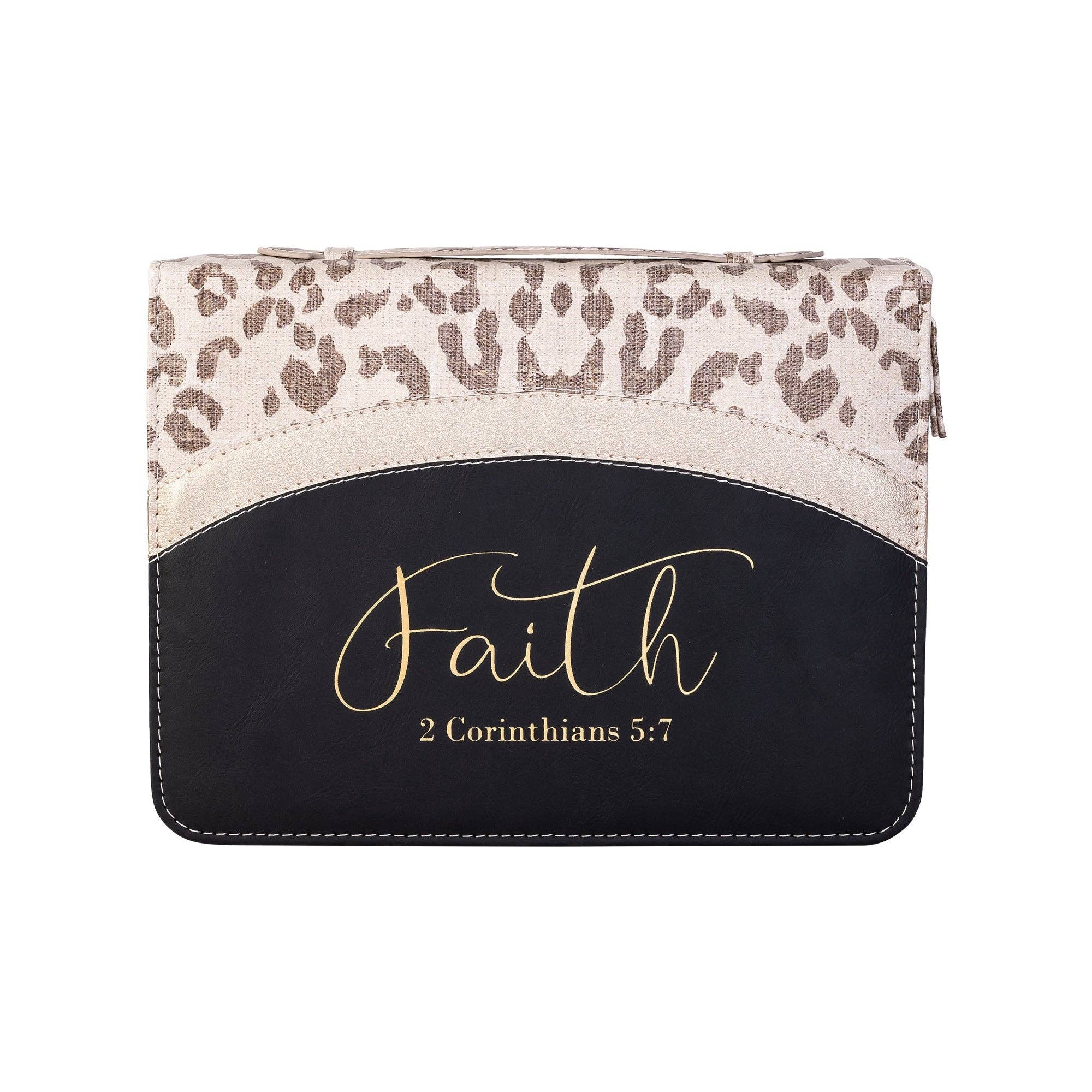 Divinity Boutique - Divine Details: Bible Cover - Leopard w/Metallic Gold - Image 2