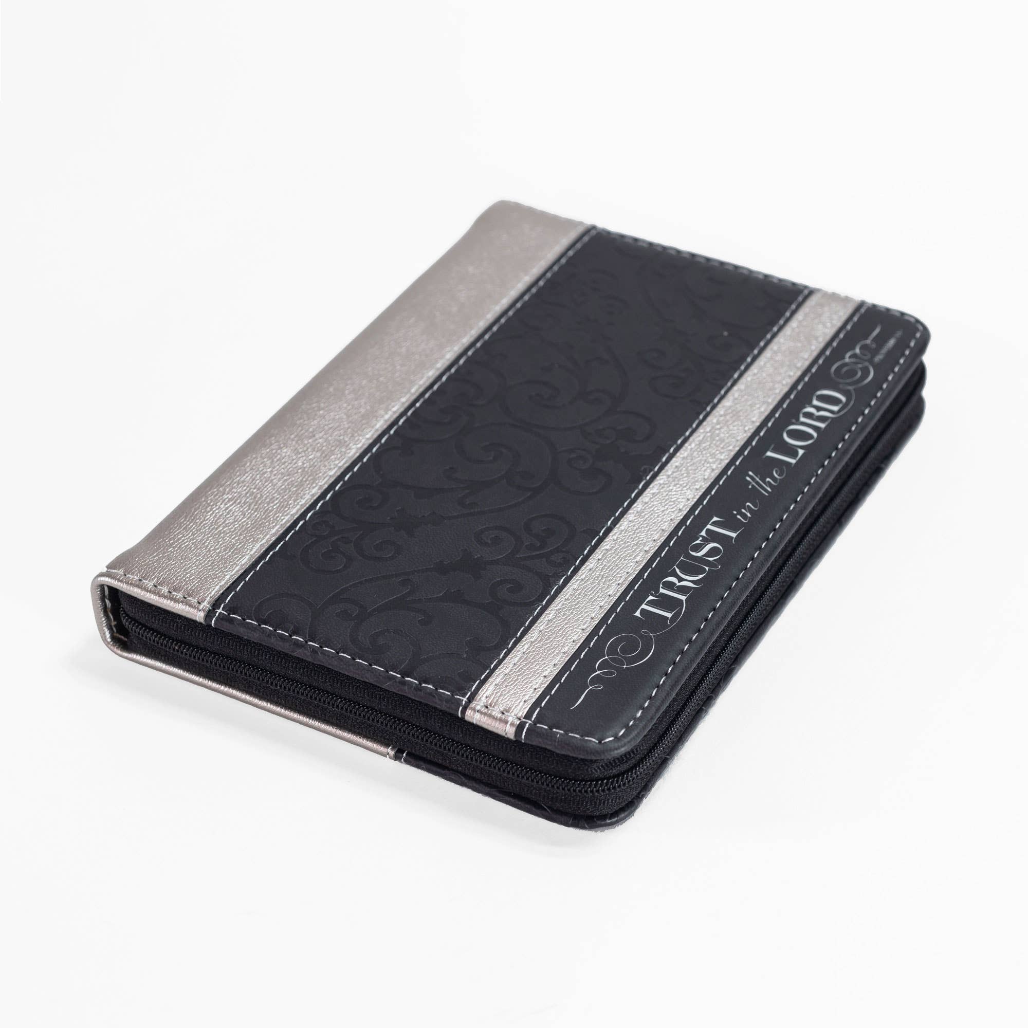 Divinity Boutique - Divine Details: Zippered Journal Black And Silver Trust - Image 6