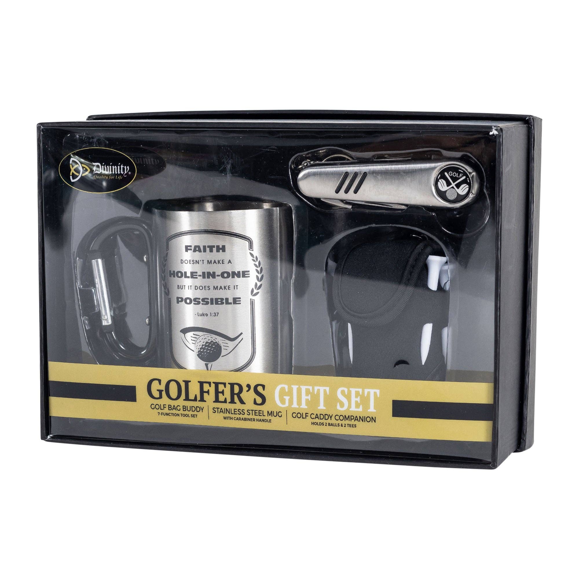 Divinity Boutique - Golfers Gift Set: Faith - Luke 1:37 - Image 5