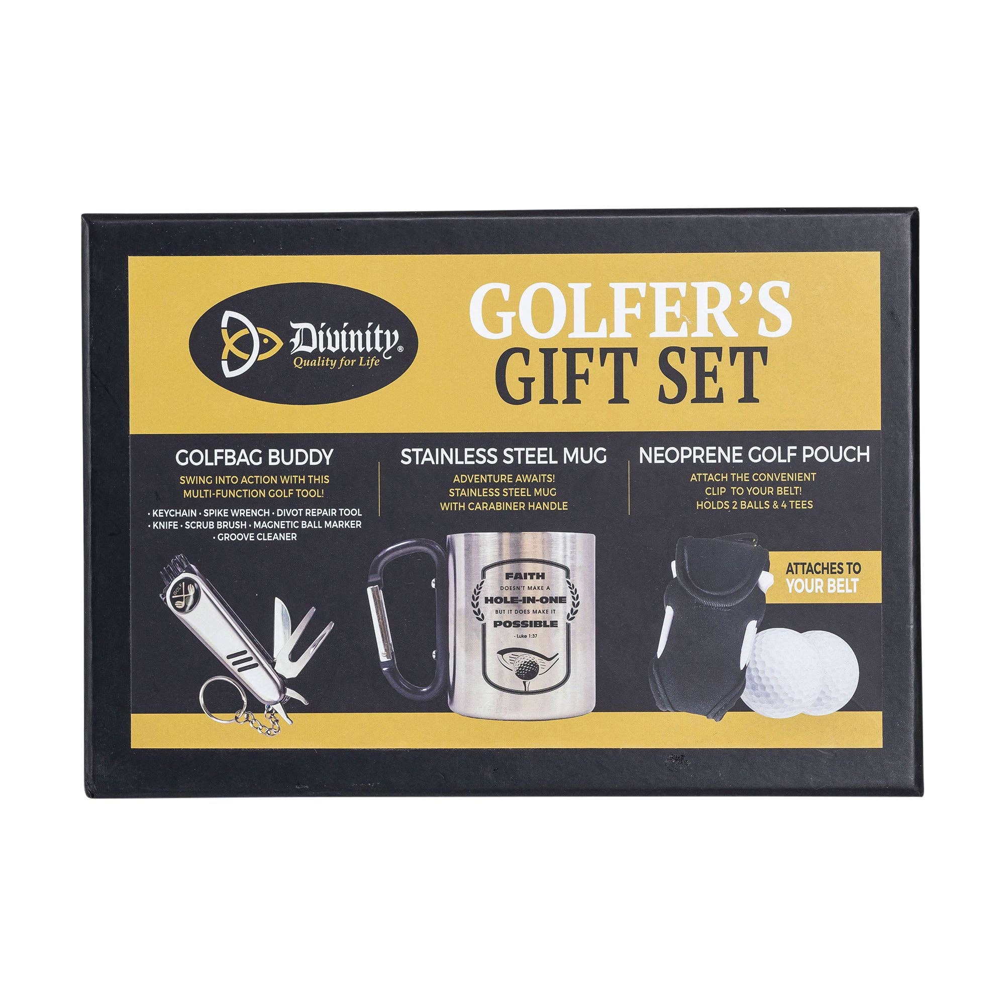 Divinity Boutique - Golfers Gift Set: Faith - Luke 1:37 - Image 6