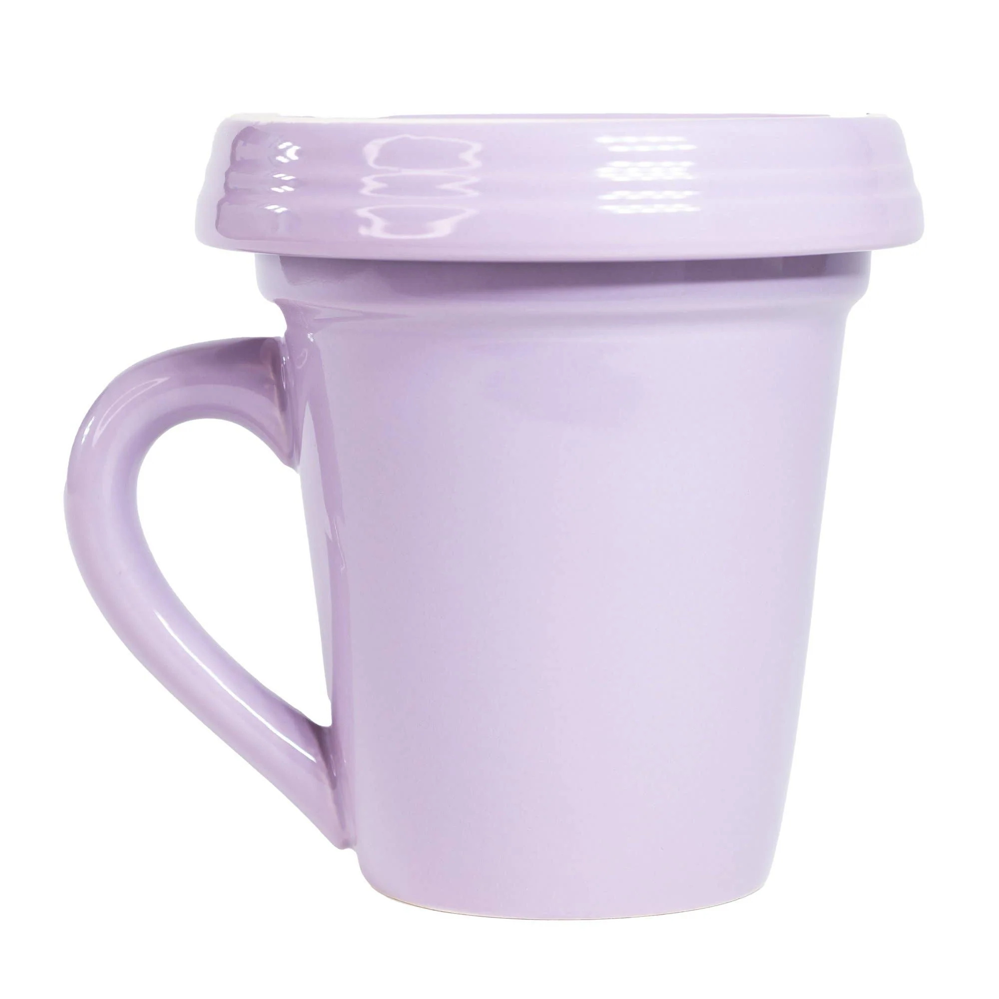 Divinity Boutique - Lilac Flower Pot Mug w/Scripture - Be Awesome - Image 3