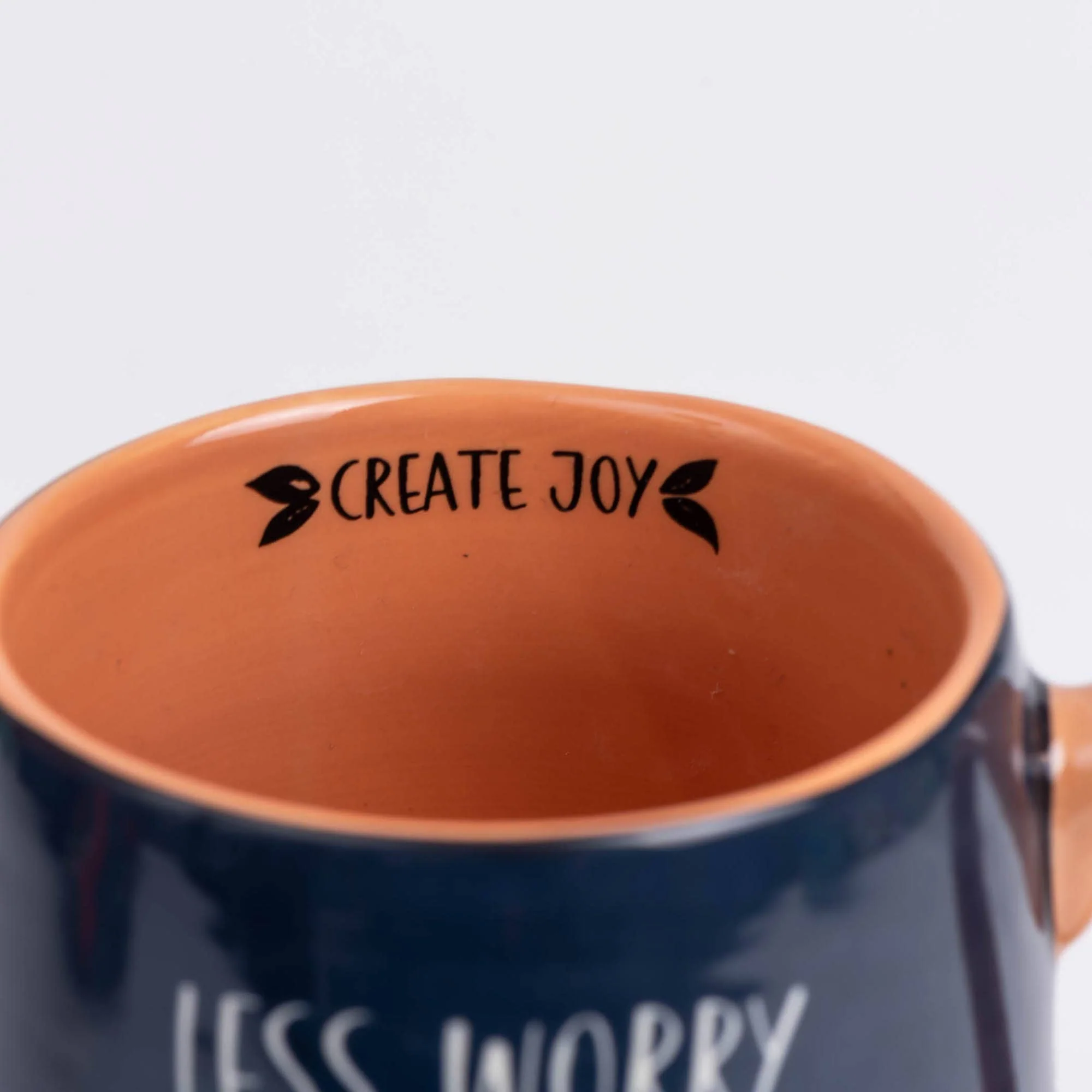 Divinity Boutique - Mug: Less Worry More Happy - Image 4