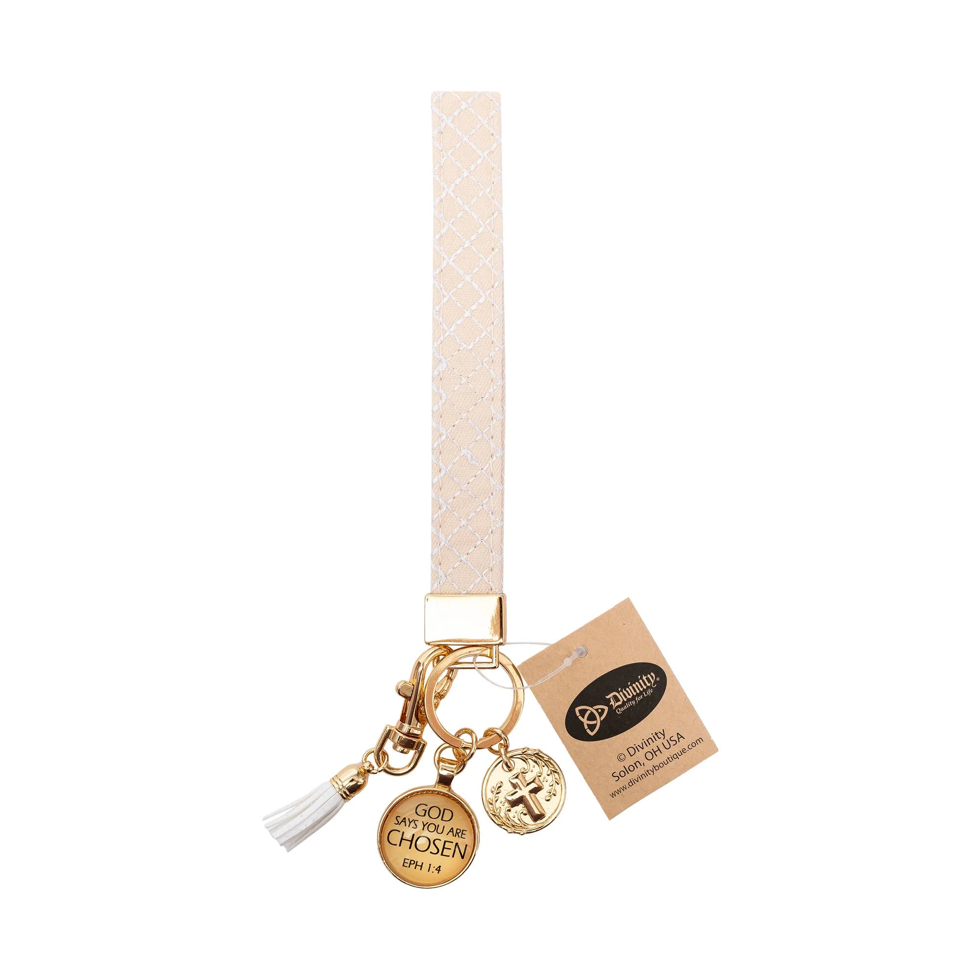 Wristlet Keychain: Chosen Ephesians 1:4 - Image 3