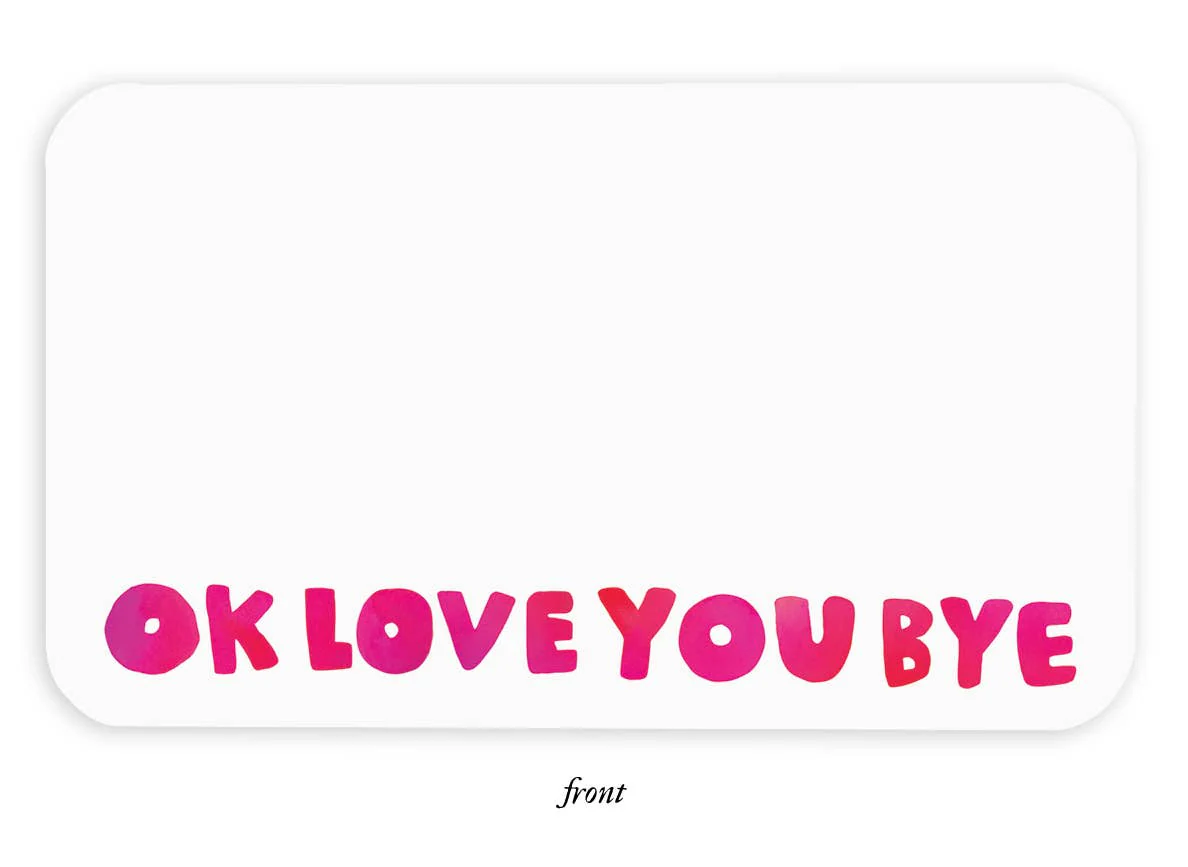 Okloveyoubye Little Note® - Image 2