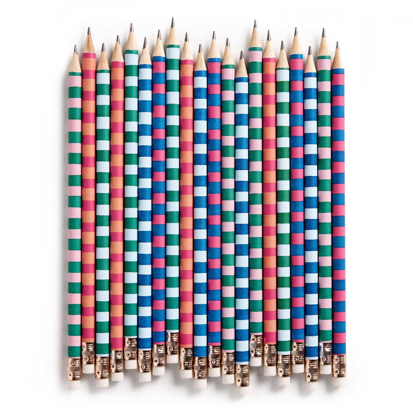 Varsity Stripes Set of 10 Pencils - Image 3