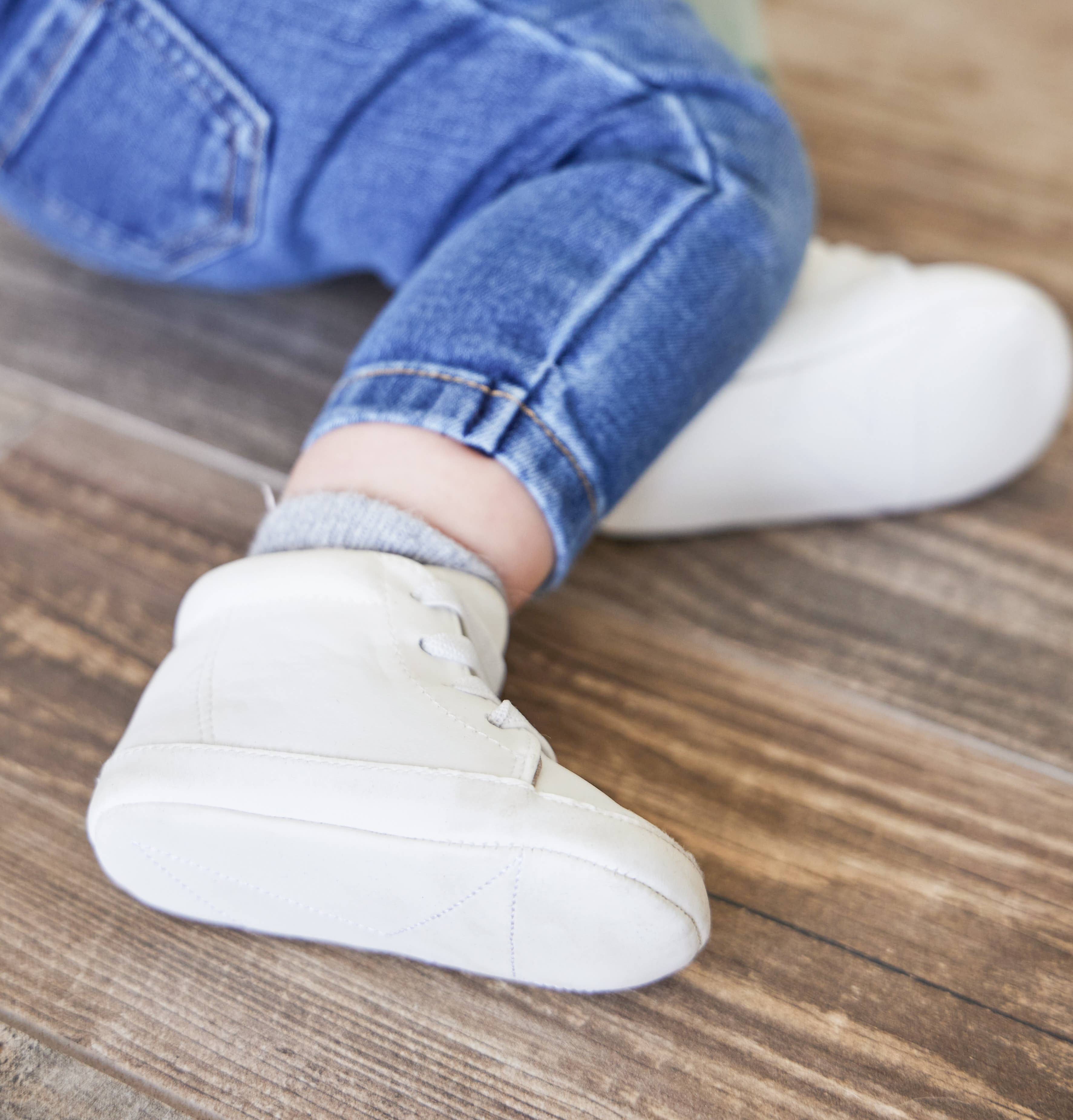 Eco Steps - Sneaks Snowy White: 6-9 - Image 9
