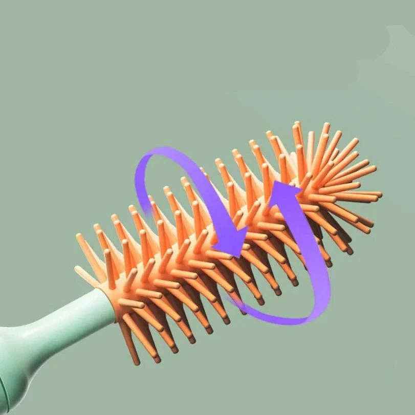 Electric Baby Bottle Brush _ 360° Rotating Cleaner Set: Green - Image 4