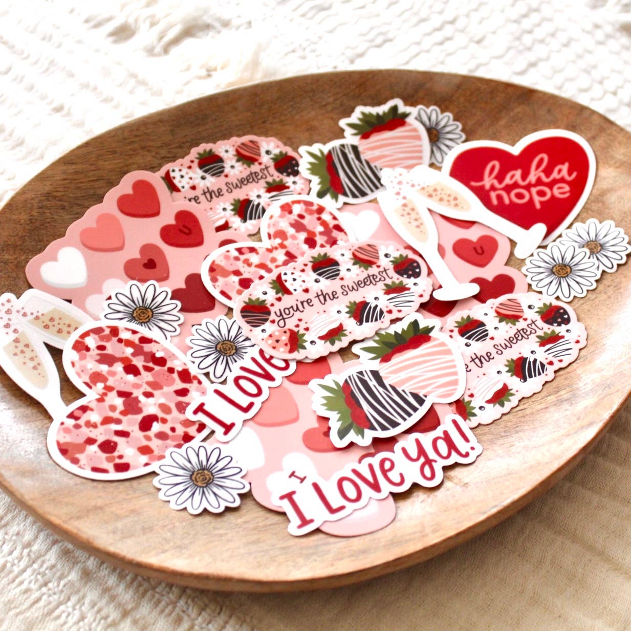 Clear Heart Candies Sticker - Valentine's Day - Image 3