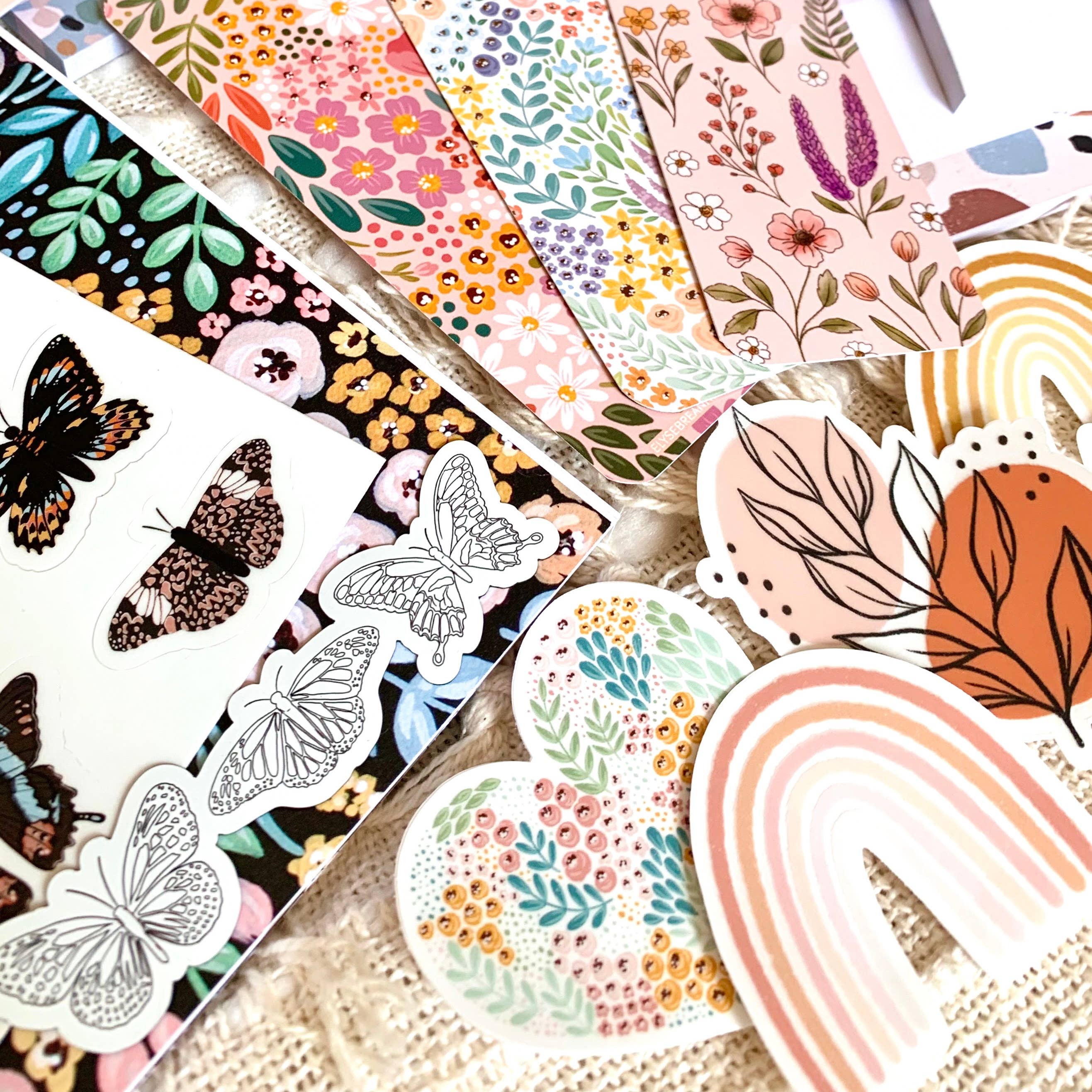 Floral Heart Sticker - Image 6