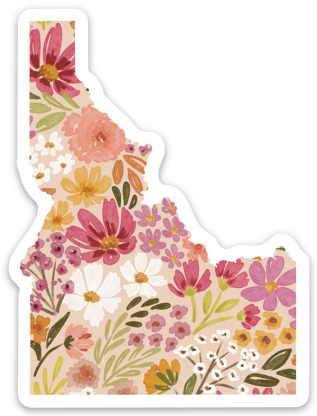 Idaho Floral State Sticker - Image 5
