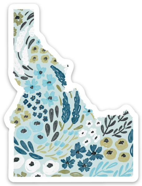 Idaho Floral State Sticker - Image 6