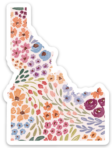Idaho Floral State Sticker - Image 7