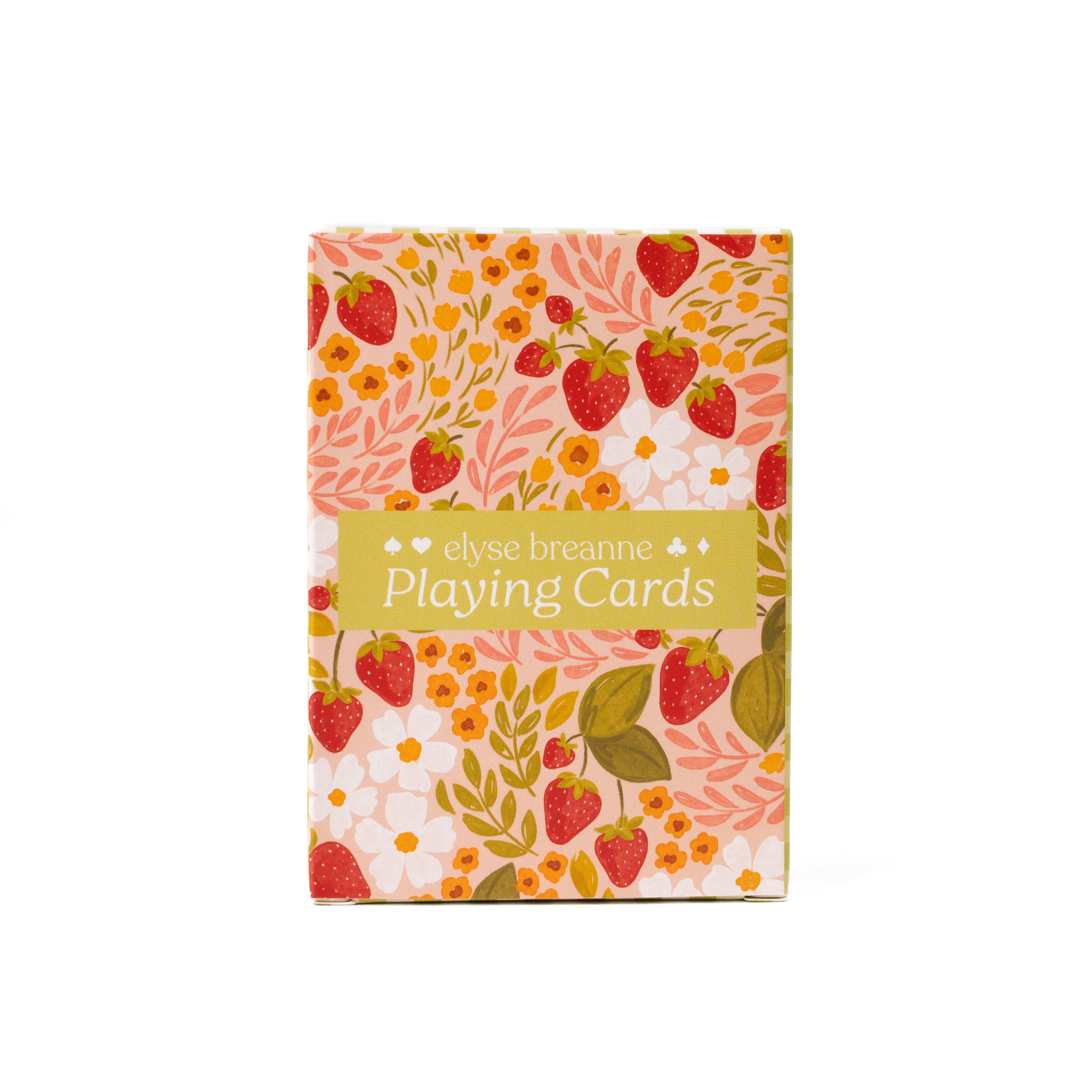 Elyse Breanne Design - Strawberry Patch x Green Gingham Deck of Cards - Image 8