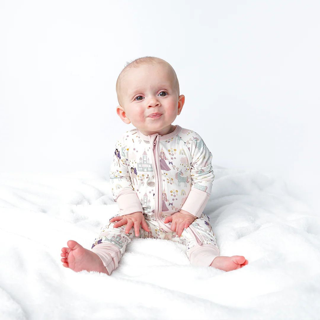 Once Upon a Time Fairytale Bamboo Convertible Baby Pajama - Image 2