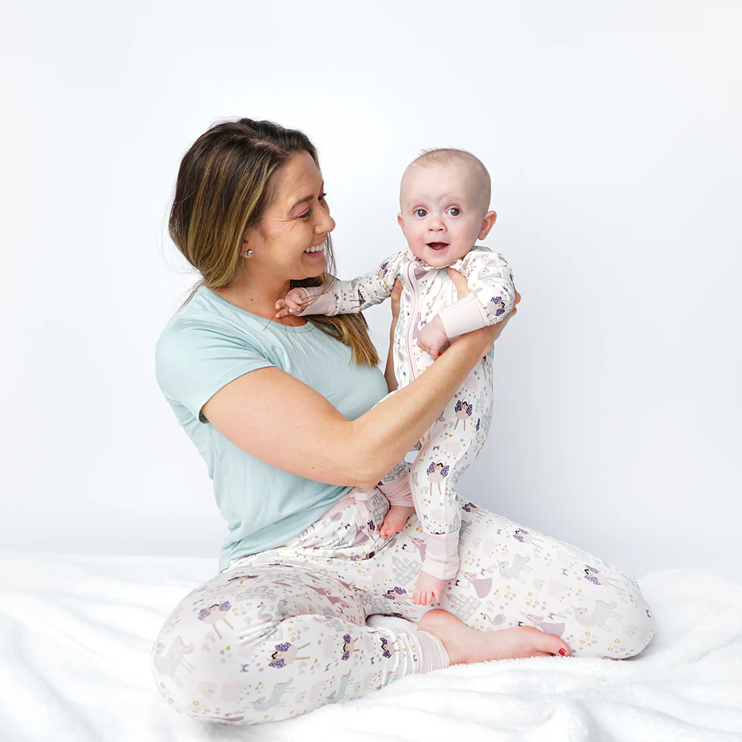 Once Upon a Time Fairytale Bamboo Convertible Baby Pajama - Image 3