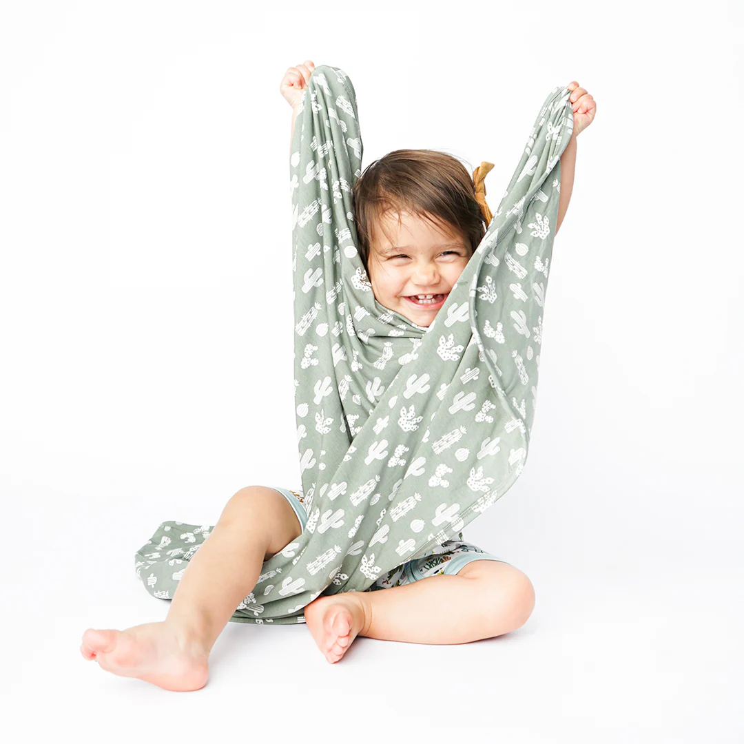 Stay Sharp Bamboo Baby Blanket Baby Gift Swaddle Blanket - Image 2