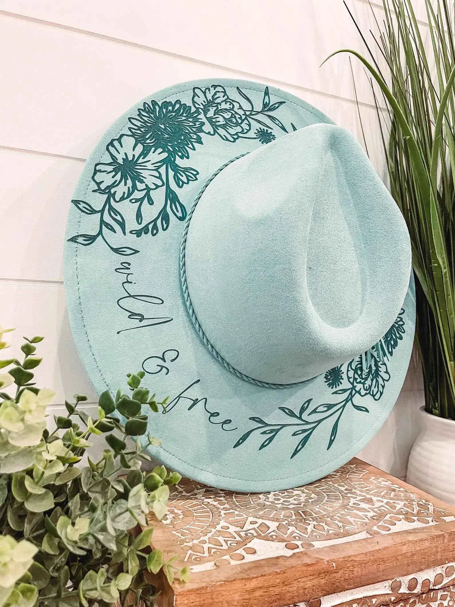 Engraved Floral Hat 1 - Image 3