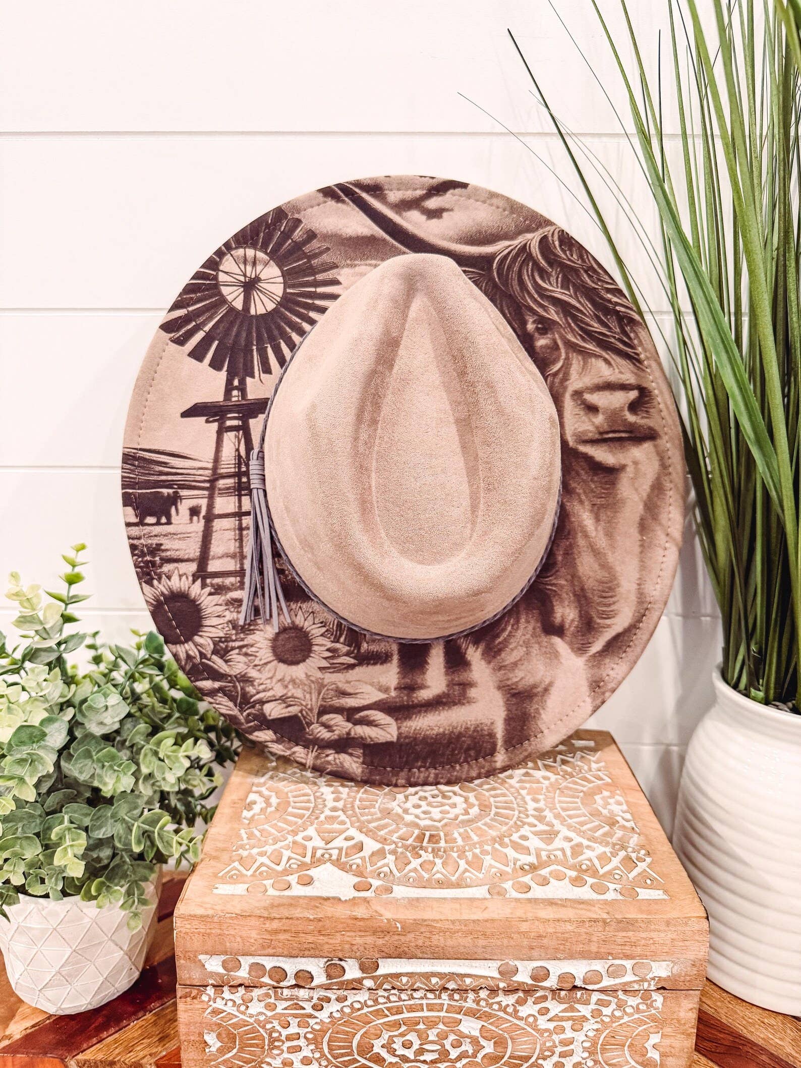 Engraved Highland Cow Hat - Image 5