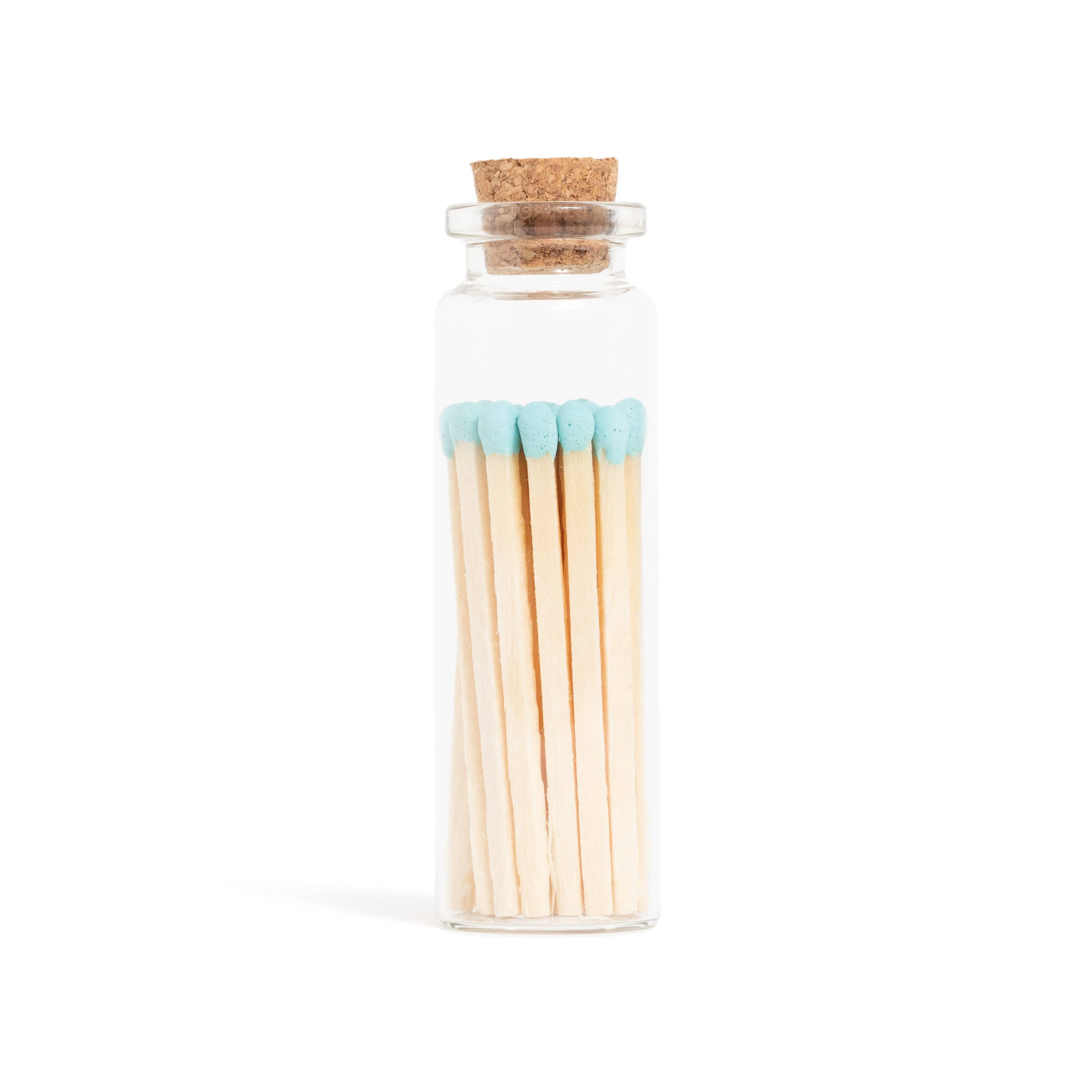Baby Blue Matches in Small Corked Vial