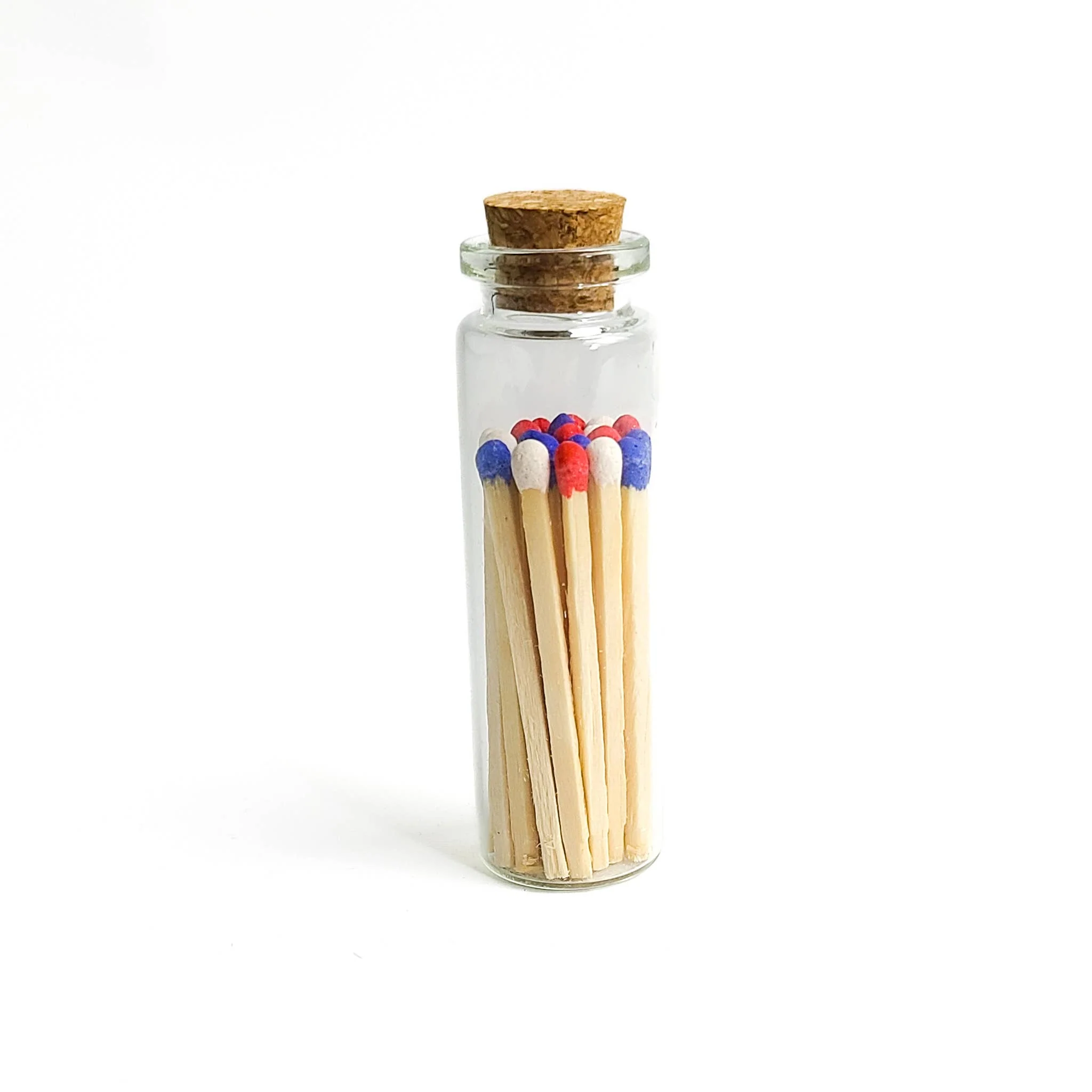 Stars & Stripes Matches in Small Corked Vial