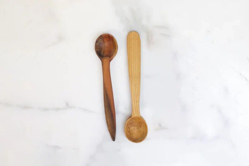 Euro Kitchen Scoop Set, Fruitwood set of 2