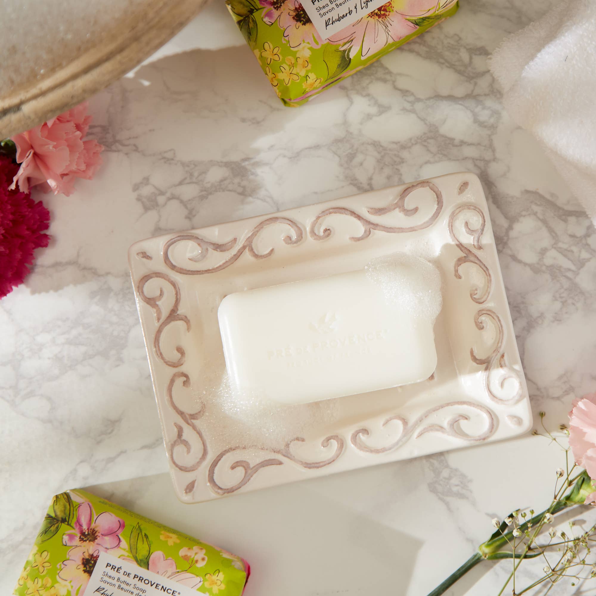 Rhubarb & Lychee Soap Bar (150g) - Image 2