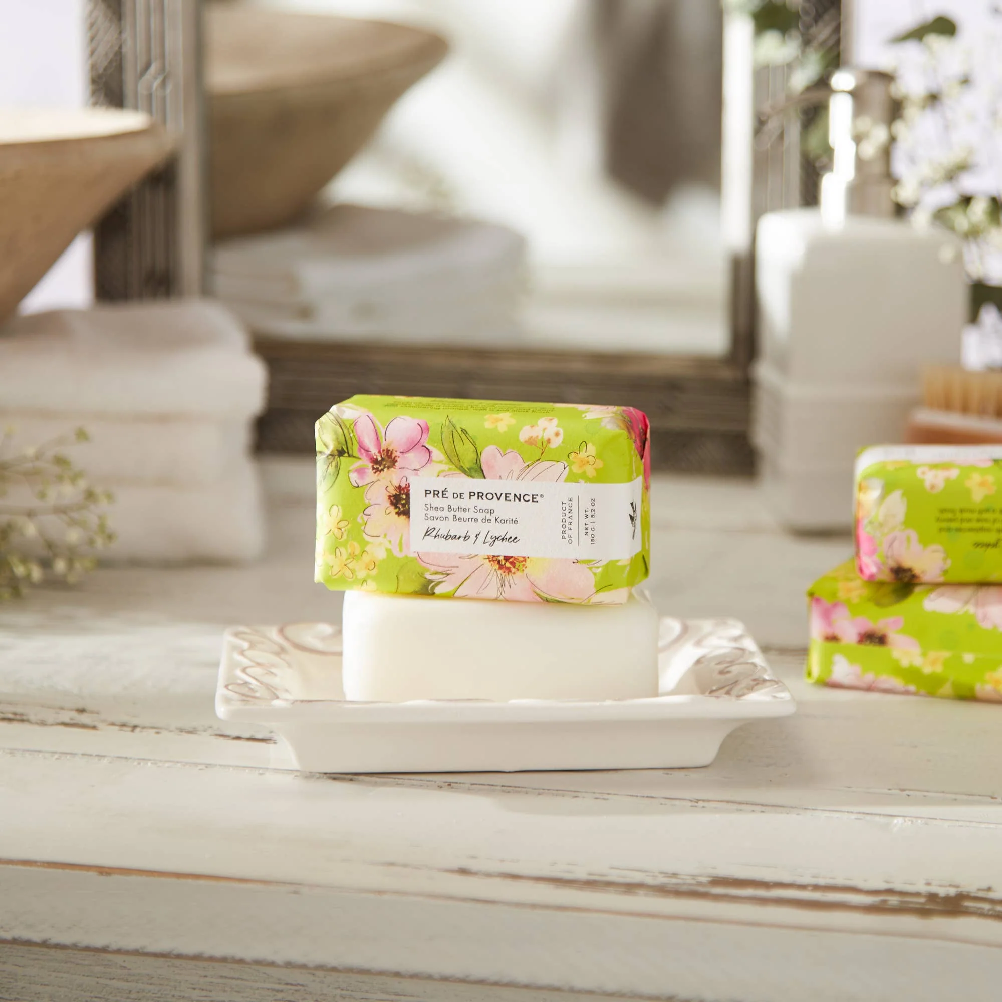 Rhubarb & Lychee Soap Bar (150g) - Image 3