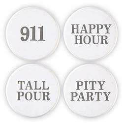 Face To Face Wine Stoppers - Happy Hour - Image 3