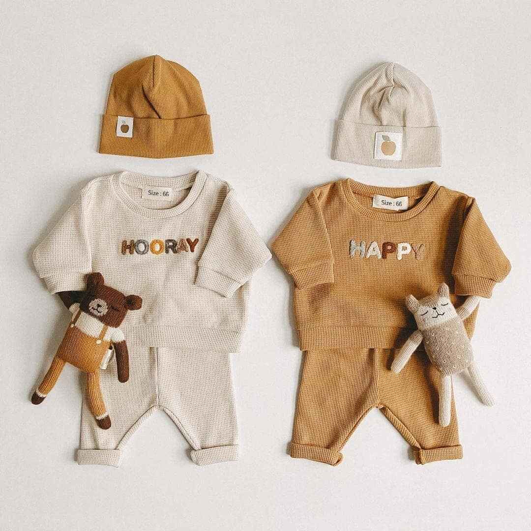 Fashion Baby Clothes Set: Mustard / 3-6M - Image 2