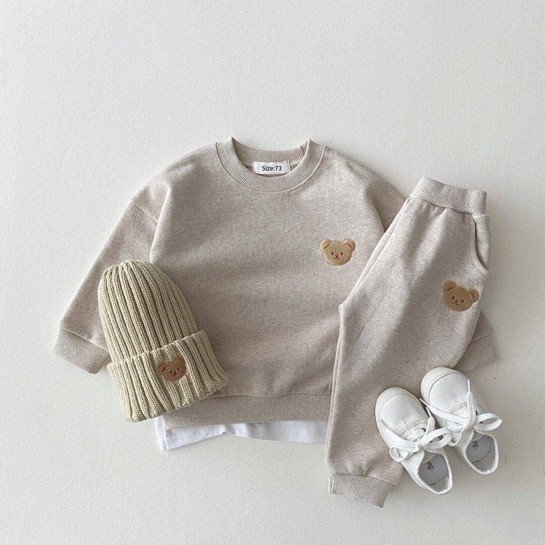 Fashion Toddler Clothes Sets: Gray / 6-9 - Image 2