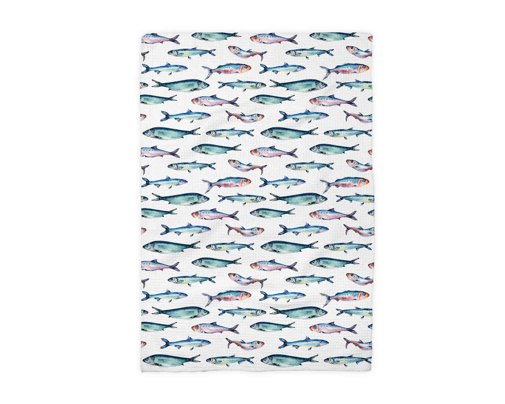 Saltwater Coastal Ocean Kitchen Towel - Image 2